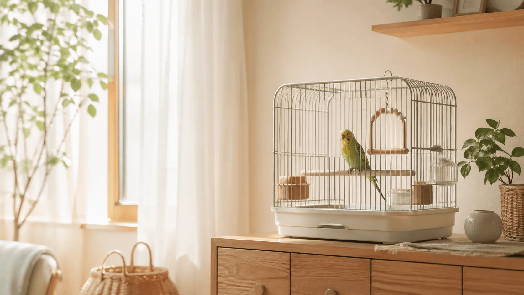 インコを迎える前のケージ設計｜置き場所・温度・音環境を考える