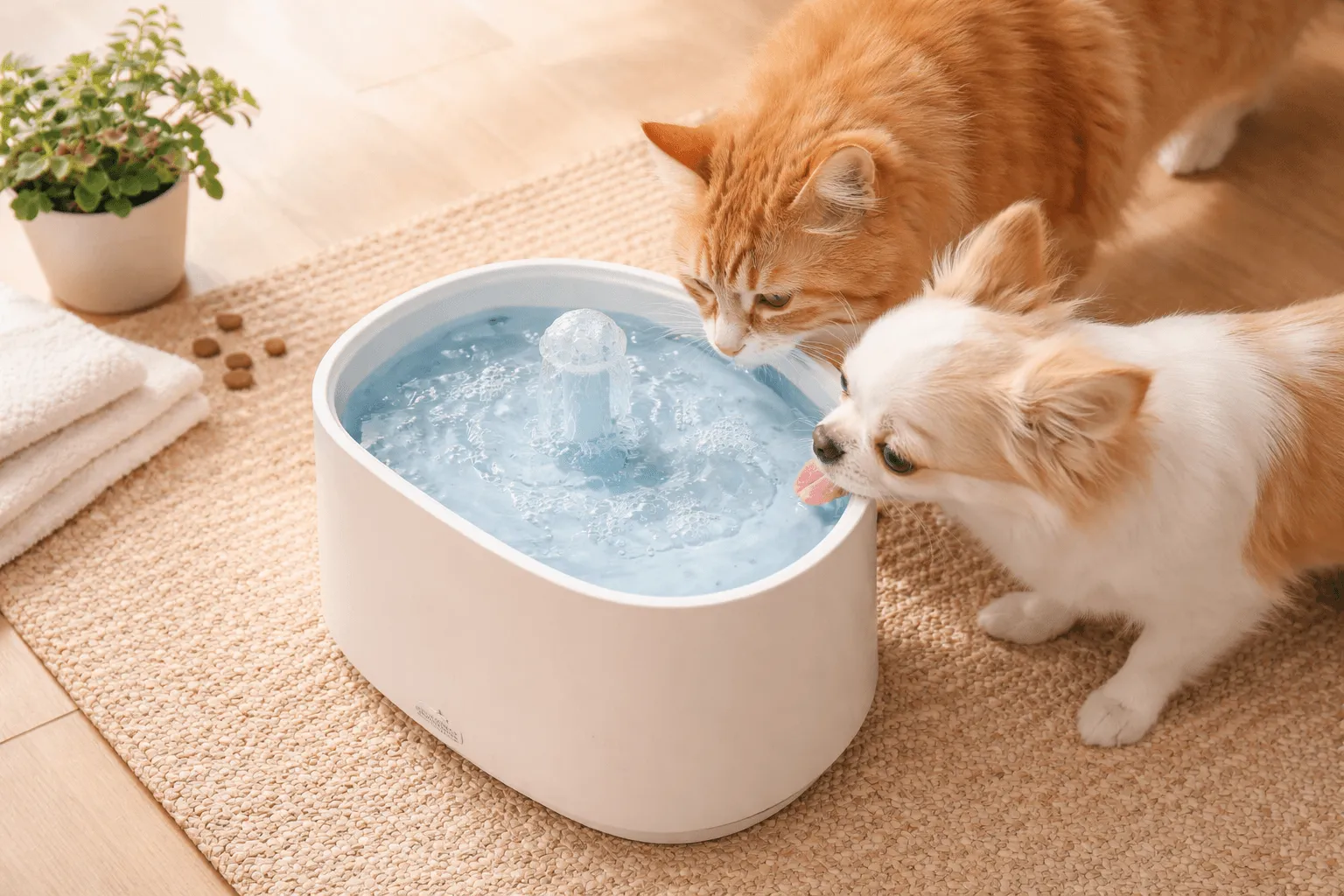 循環型ペット給水器とは？仕組み・メリット・注意点