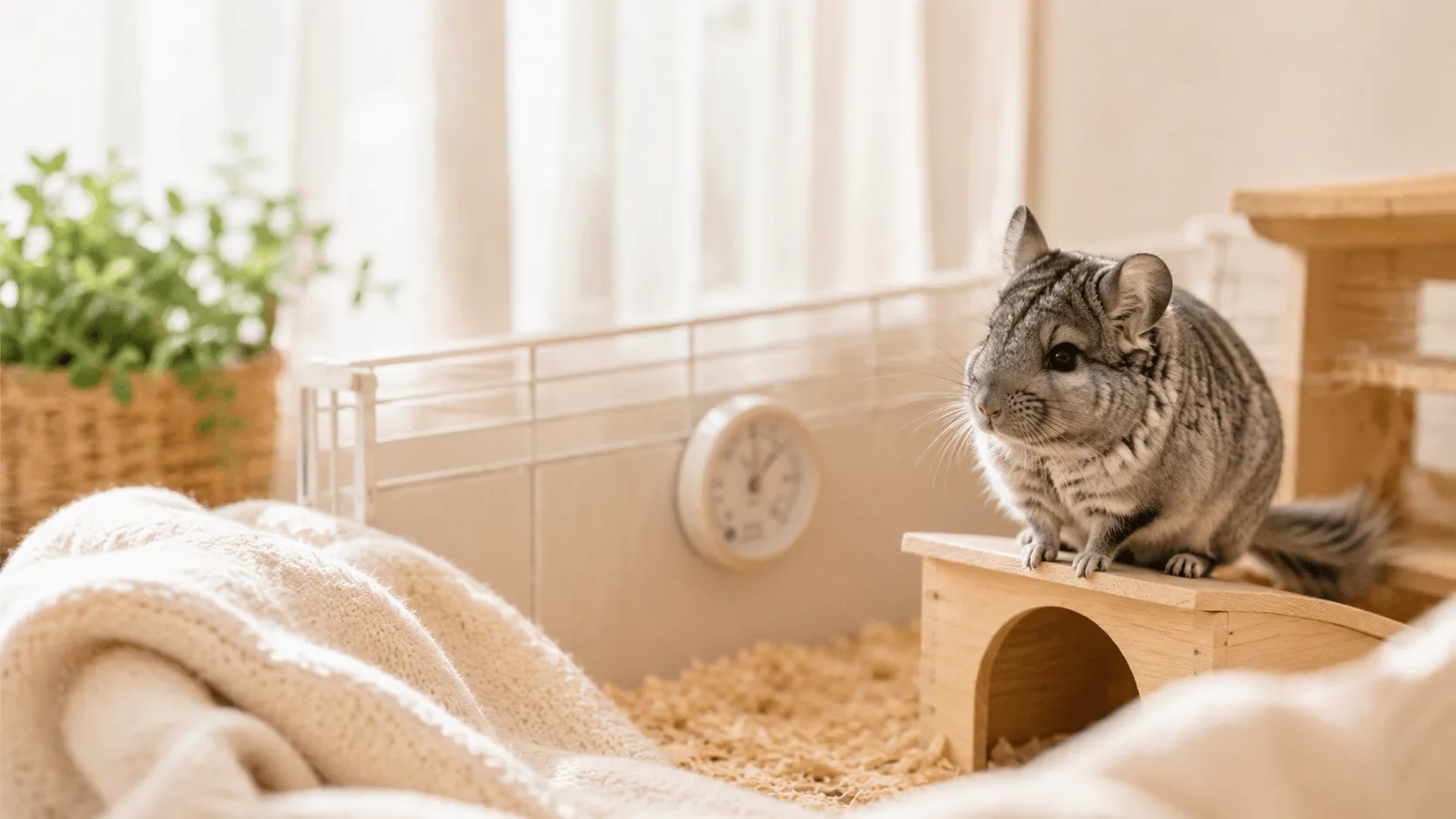 チンチラを迎える前に知りたい温度管理と暮らしの前提