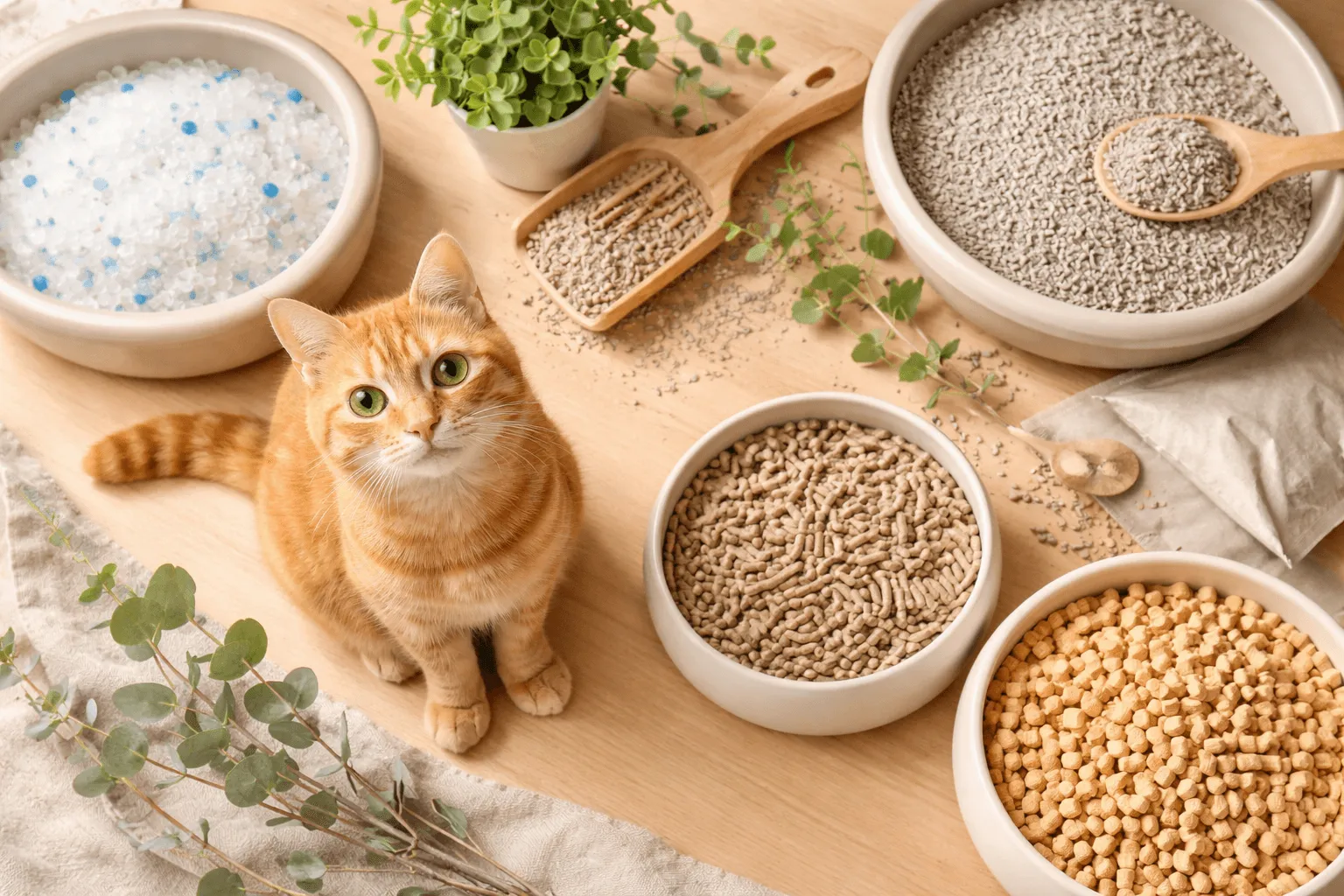 猫砂の消臭は何が違う？仕組みと選び方