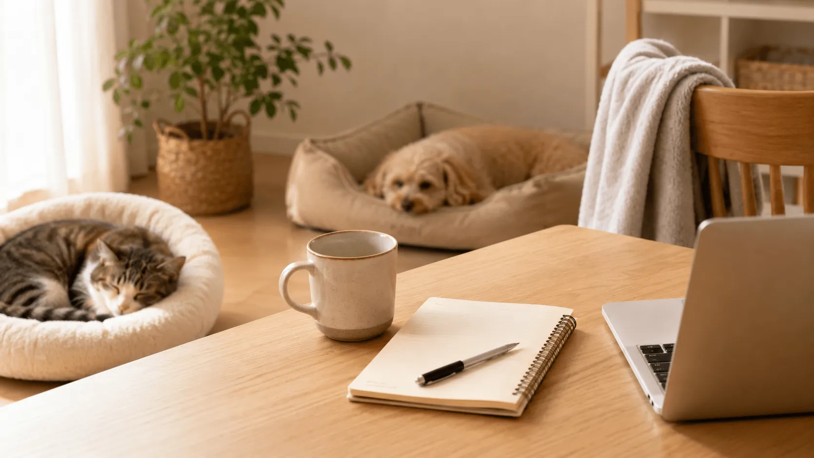 犬猫を迎える前に仕事の働き方は見直すべき？在宅・出社との相性