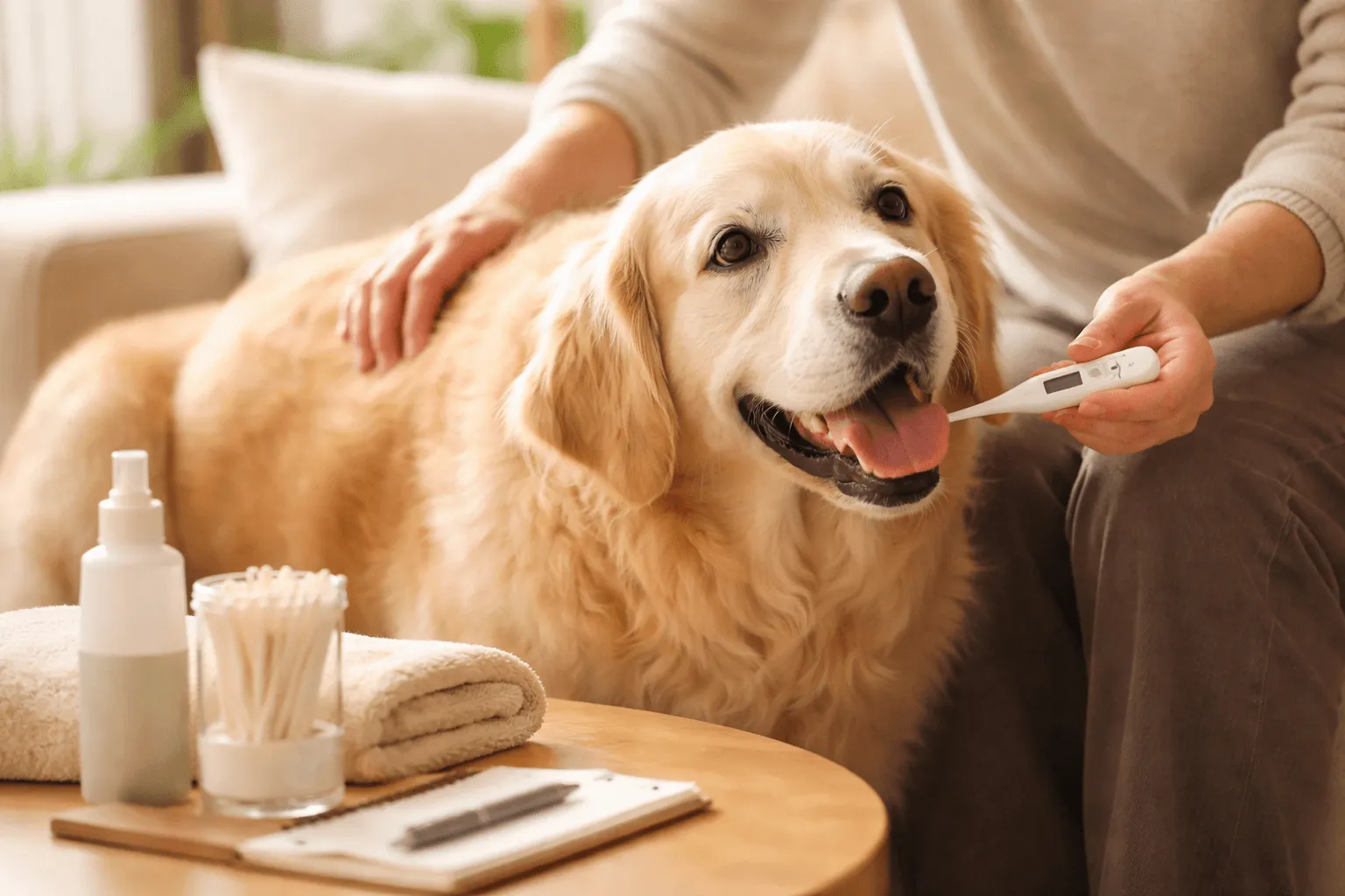 犬の発熱｜体温の目安と受診判断