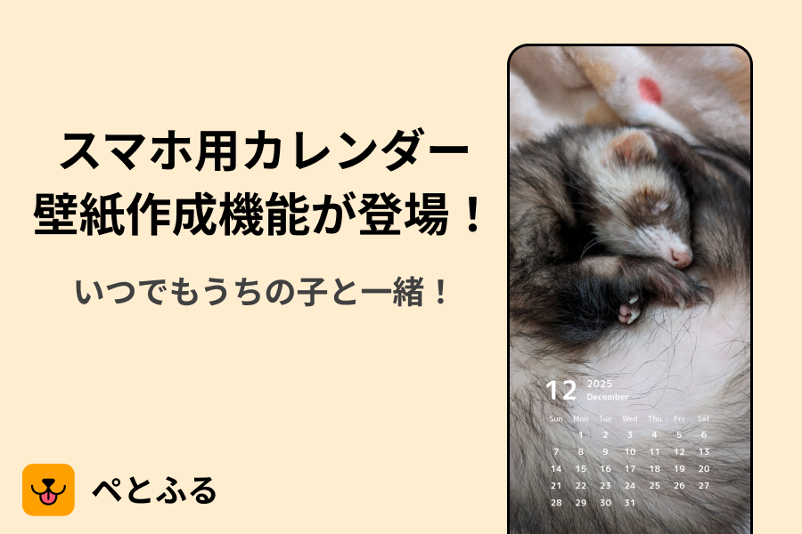 カレンダー壁紙を作成できるようになりました🗓️