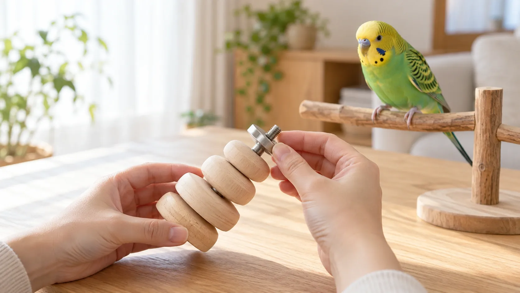 小鳥のおもちゃはどう選ぶ？ひも・金属・壊れ方の安全確認