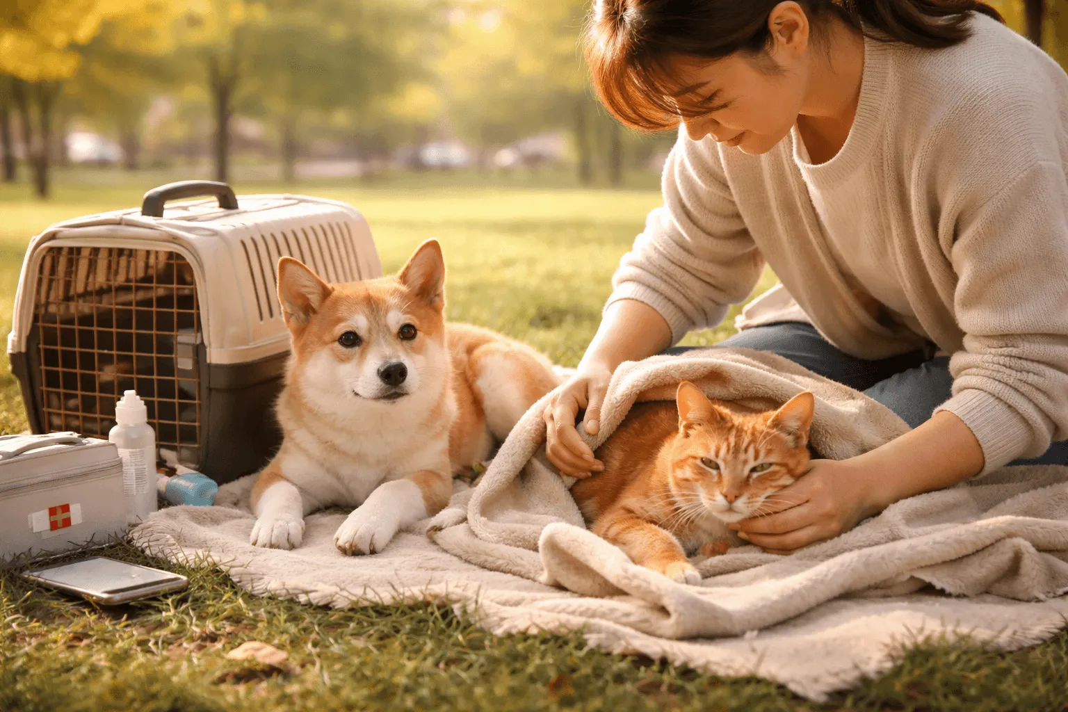 怪我をした犬や猫を見つけたら？保護の判断と連絡先の基本