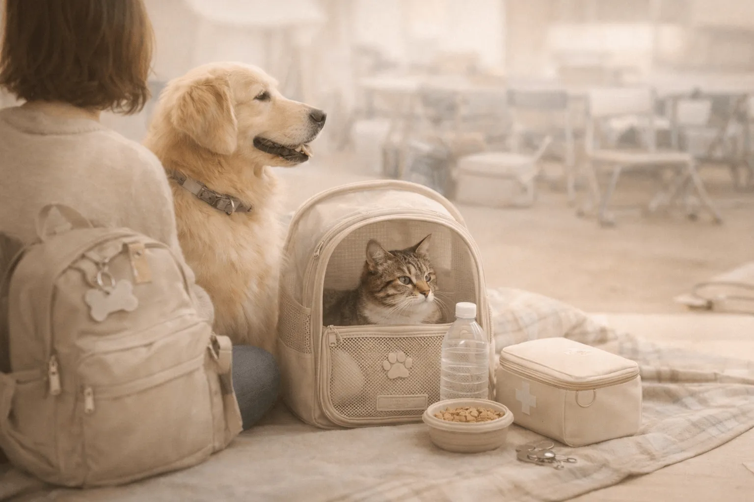 ペット防災の基本｜同行避難とは？避難所で困らないための準備