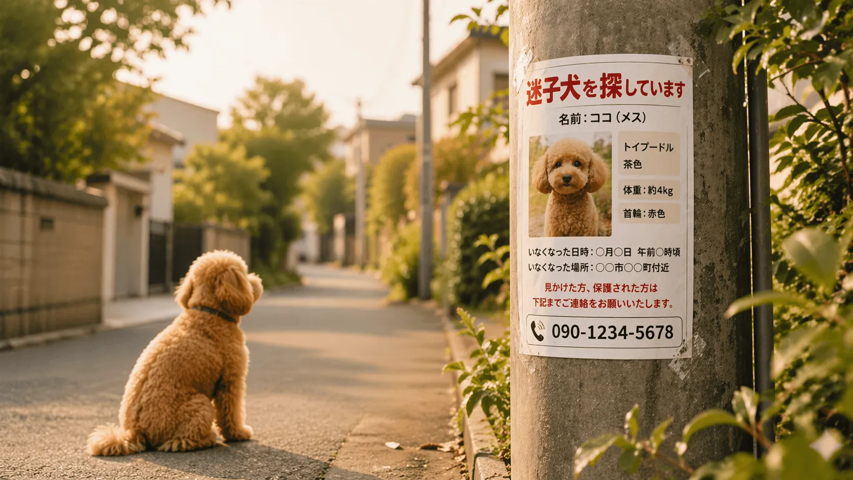 迷子ポスターを電柱に貼っていい？掲示ルールとトラブル回避