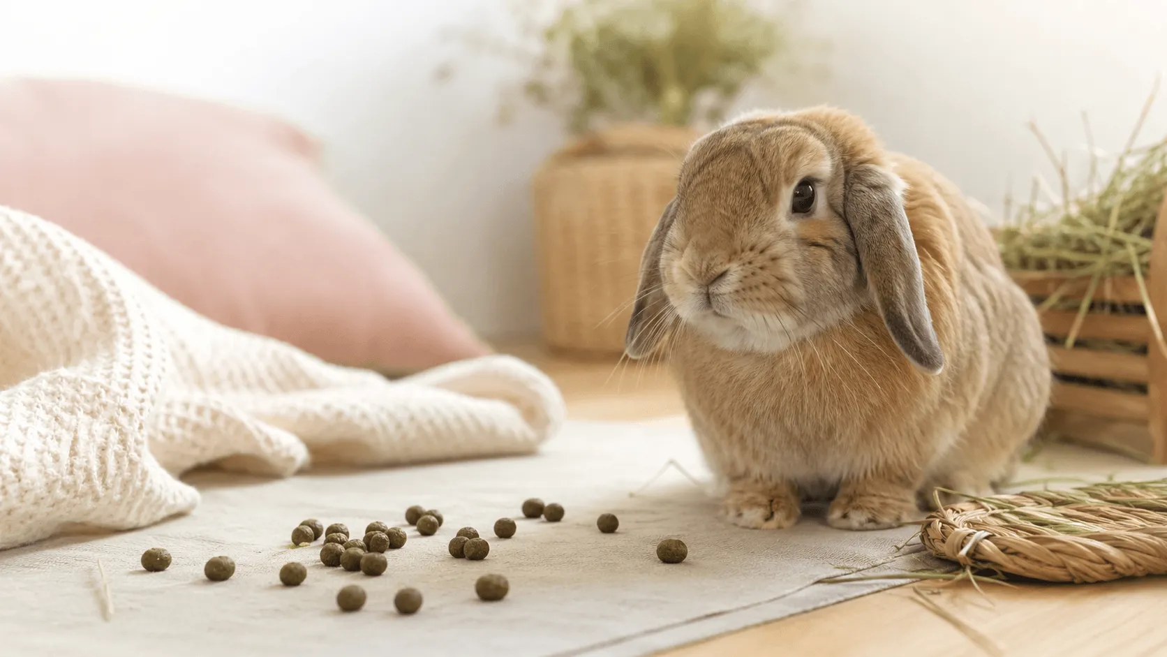 うさぎのうんちが小さい・少ないとき｜食欲とお腹の変化を見る