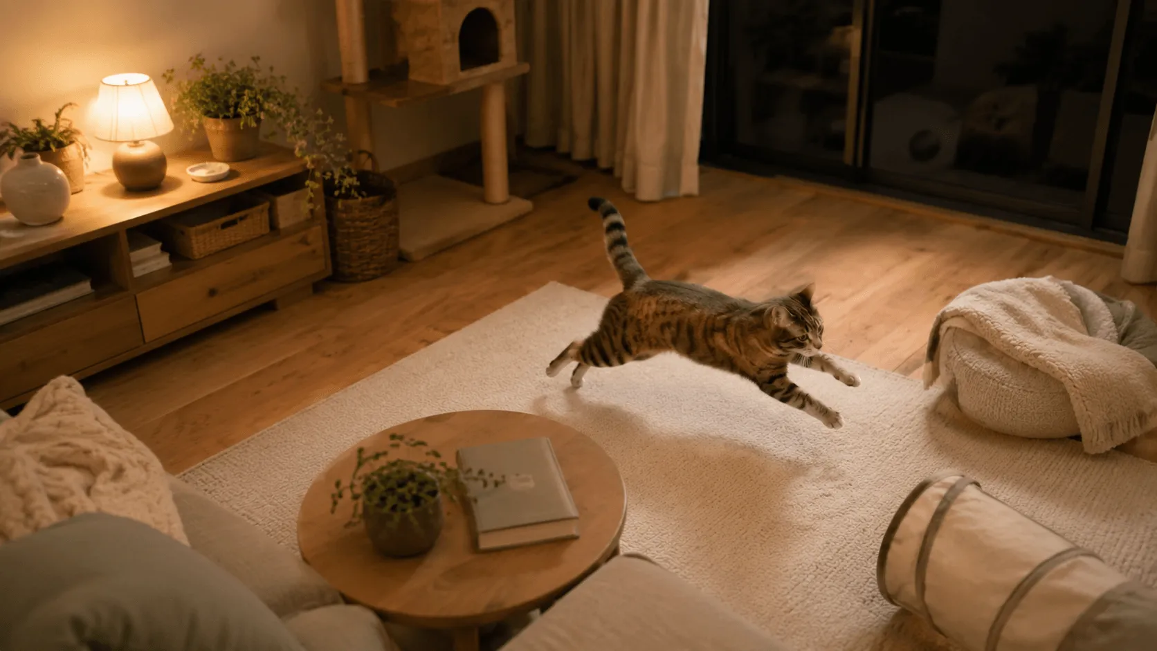 猫はなぜ急に走り回るのか｜いわゆる「夜の運動会」を考える