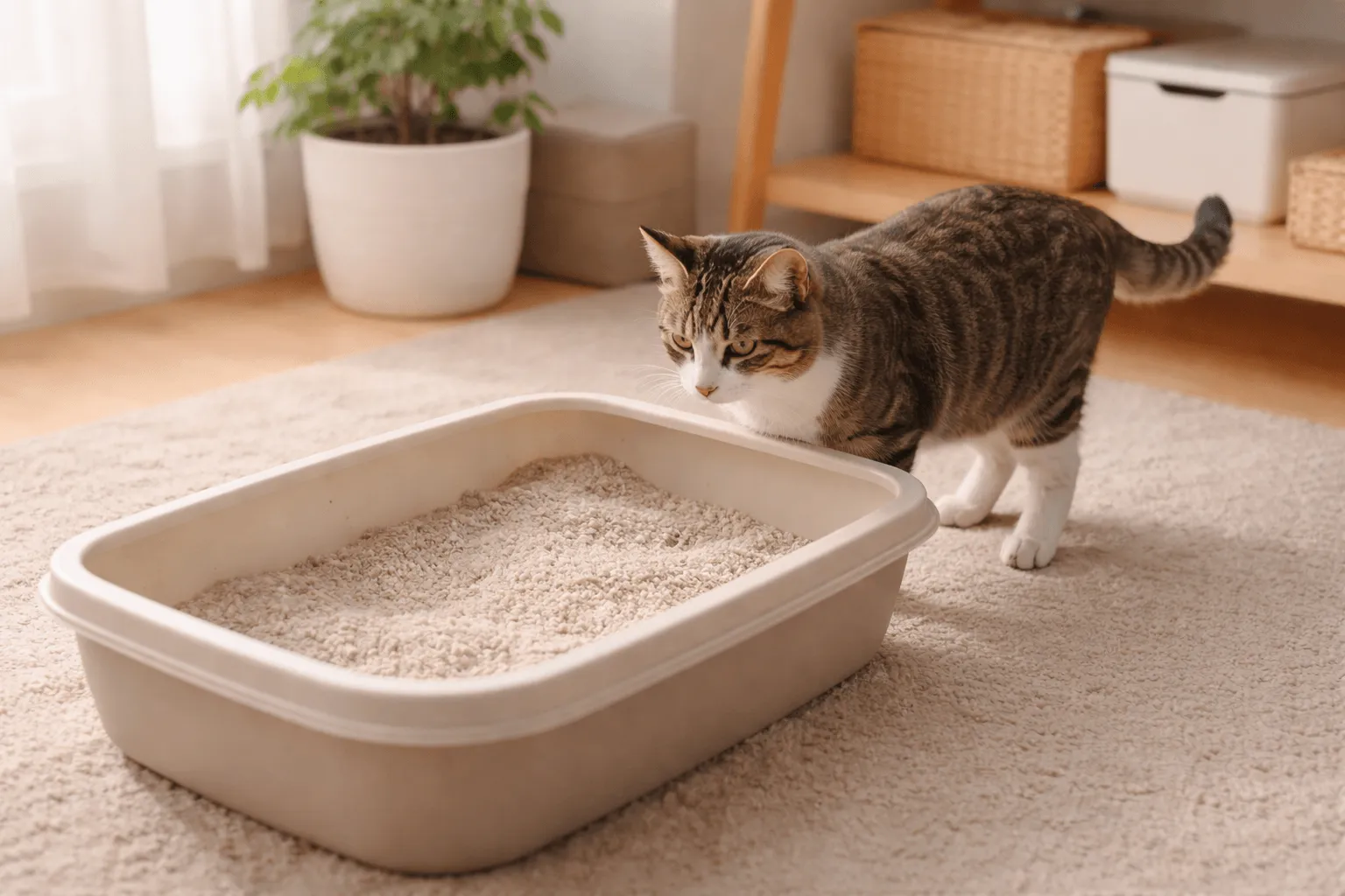 猫がトイレのあとに砂をかけない理由｜問題かどうかの判断基準