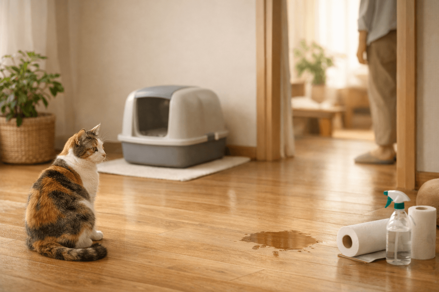 猫のトイレの場所を変えたら失敗が増えた｜環境変化の影響と戻し方