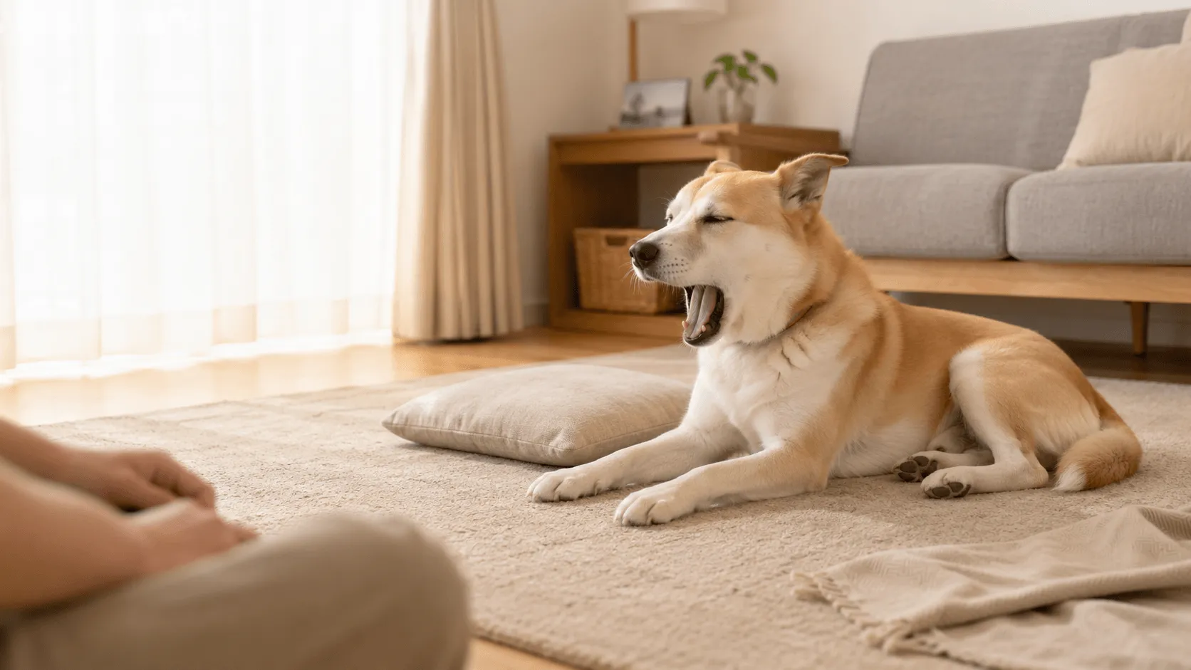 犬のあくびにはどんな意味がある？眠気・緊張・落ち着きのサイン