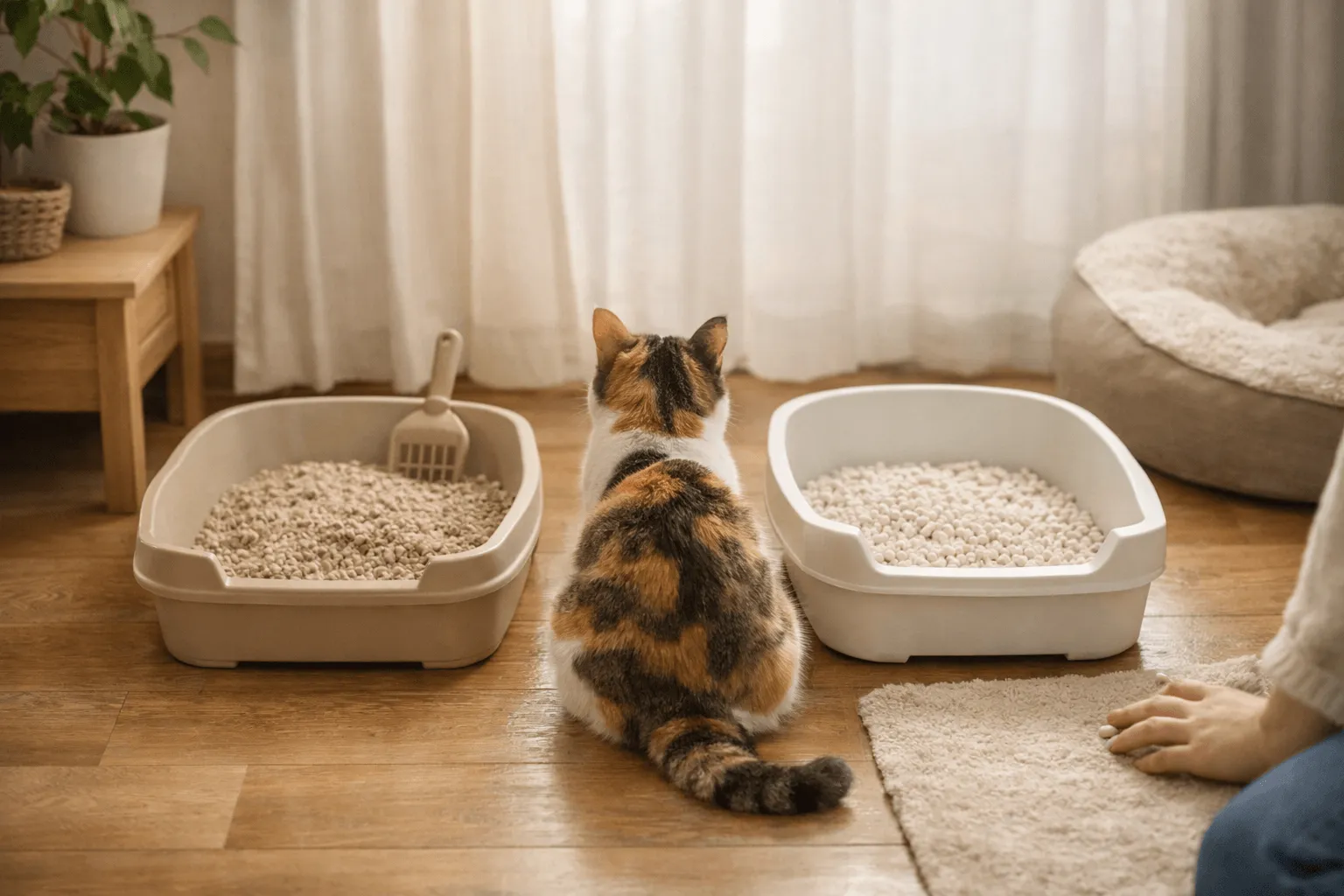 猫砂を変えたらトイレを使わない｜よくある原因と戻す・慣らすの判断