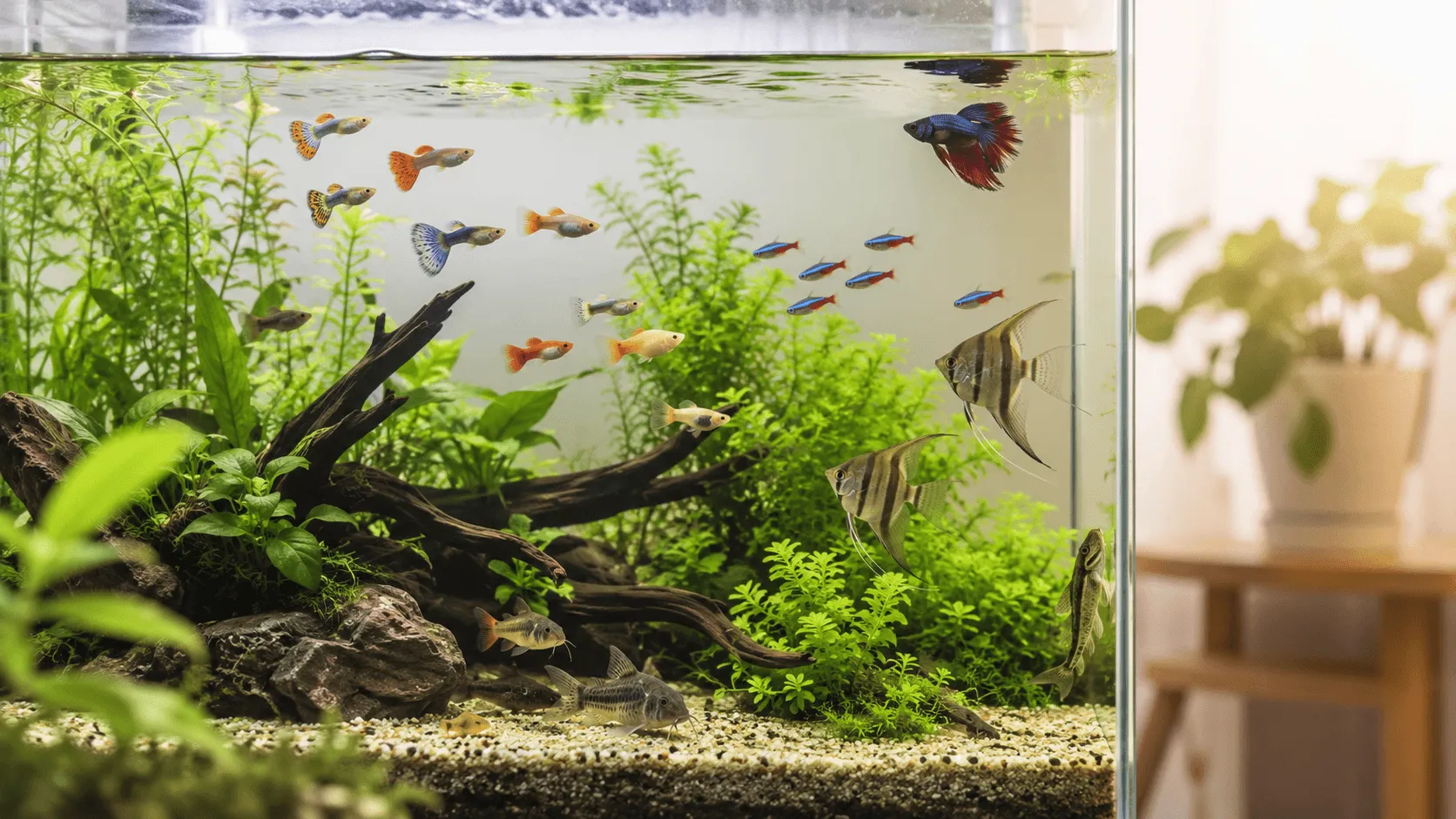 熱帯魚の混泳はどう決める？相性・数・水槽サイズの考え方