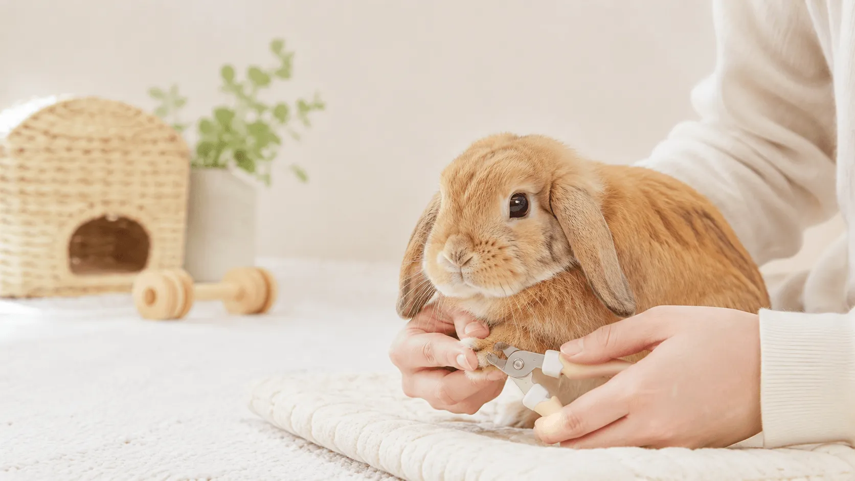 うさぎの爪切りは必要？嫌がるときの慣らし方と注意点