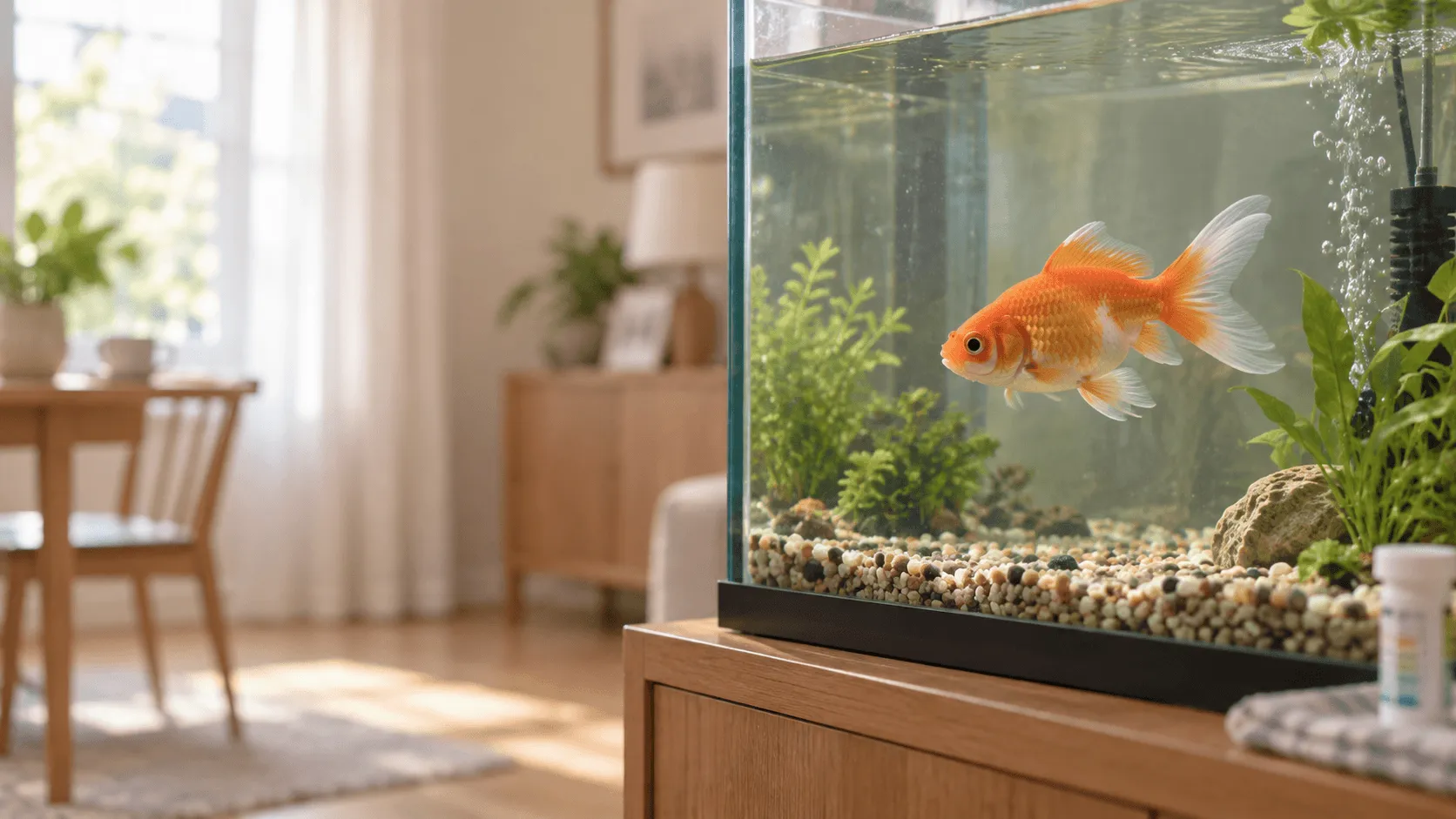金魚が逆さま・横向きに泳ぐとき｜転覆病と決めつけない観察ポイント