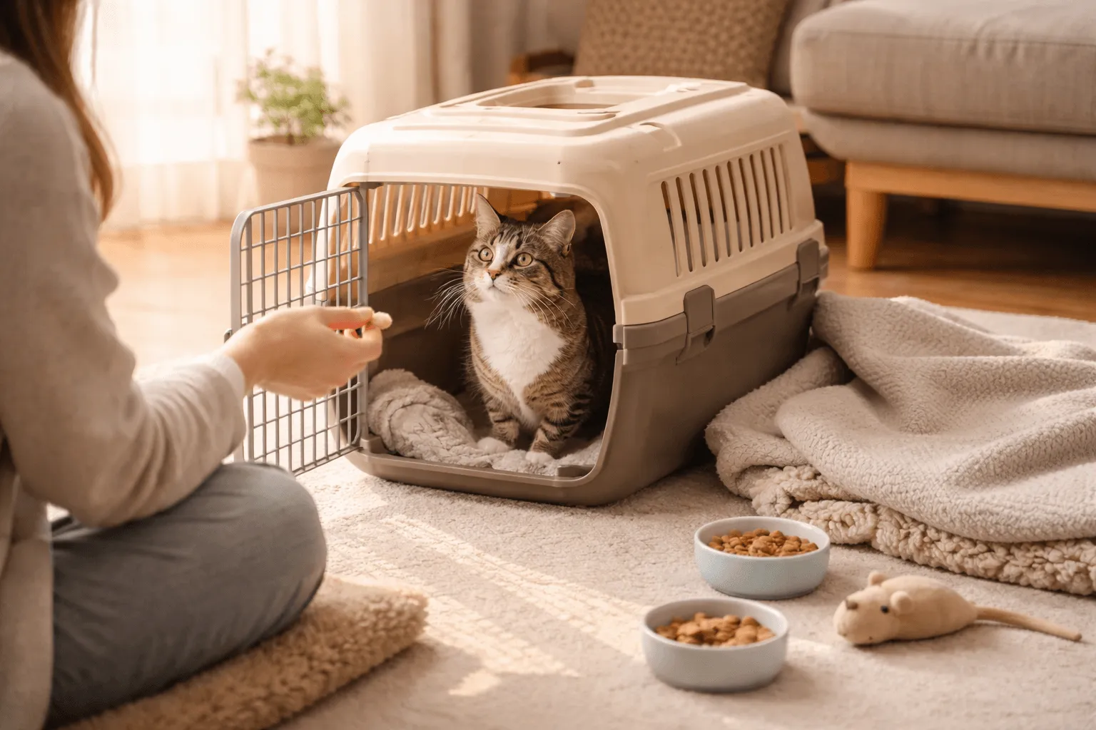猫がキャリーを嫌がる｜慣らし方と通院前の準備