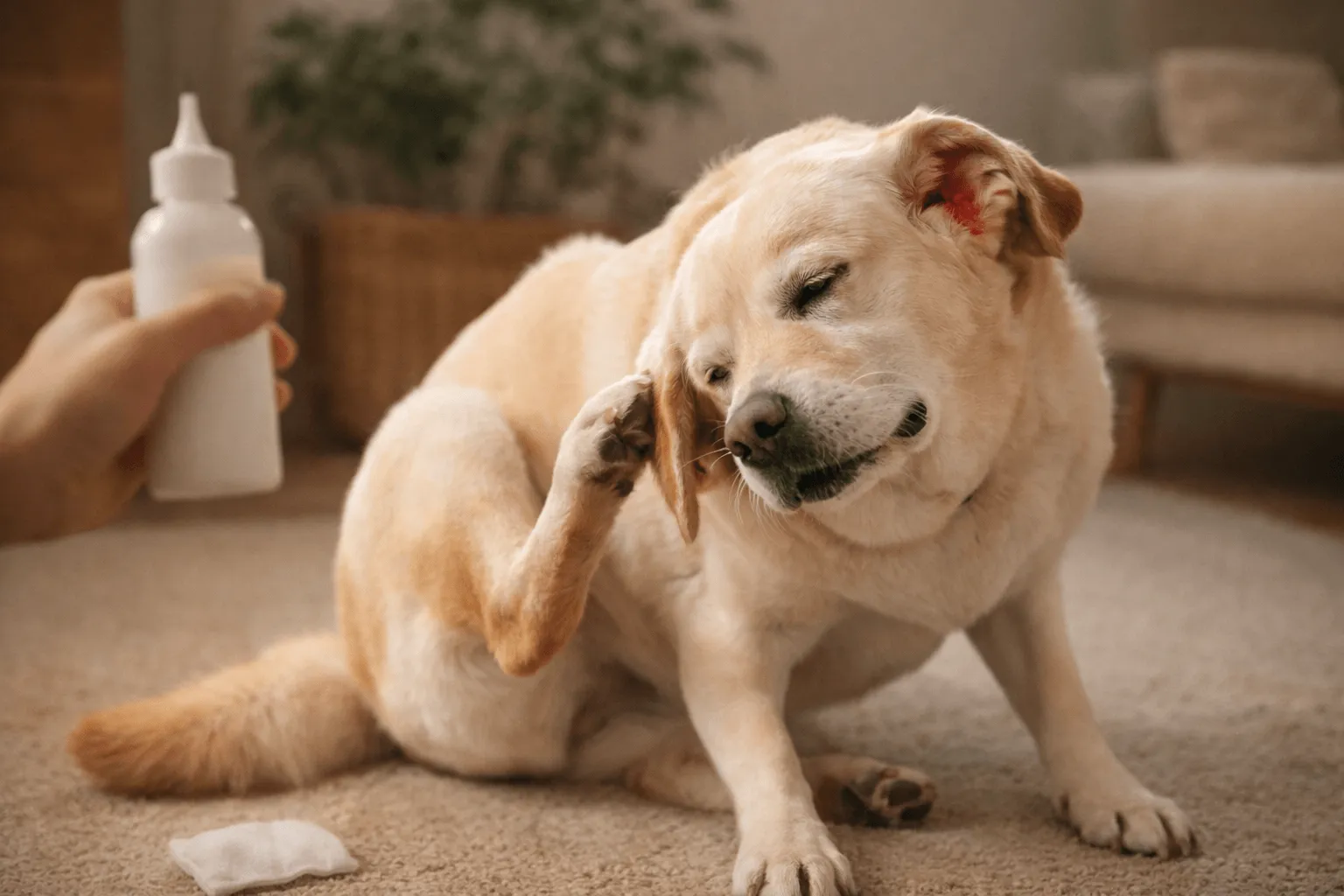 犬が耳をかゆがる｜外耳炎のサインと受診目安