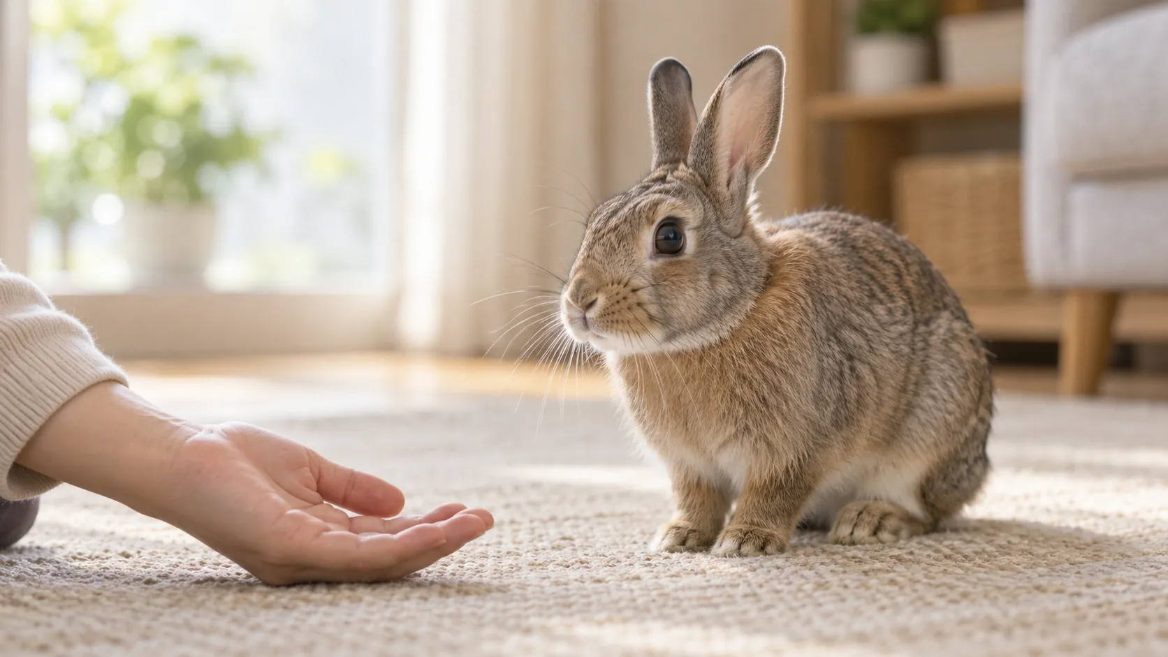 うさぎの視野はどのくらい？目の位置・死角と近づき方のヒント