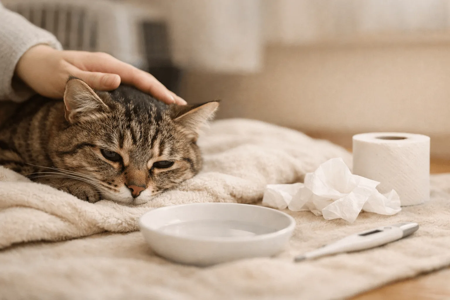 猫の下痢｜よくある原因と受診の目安