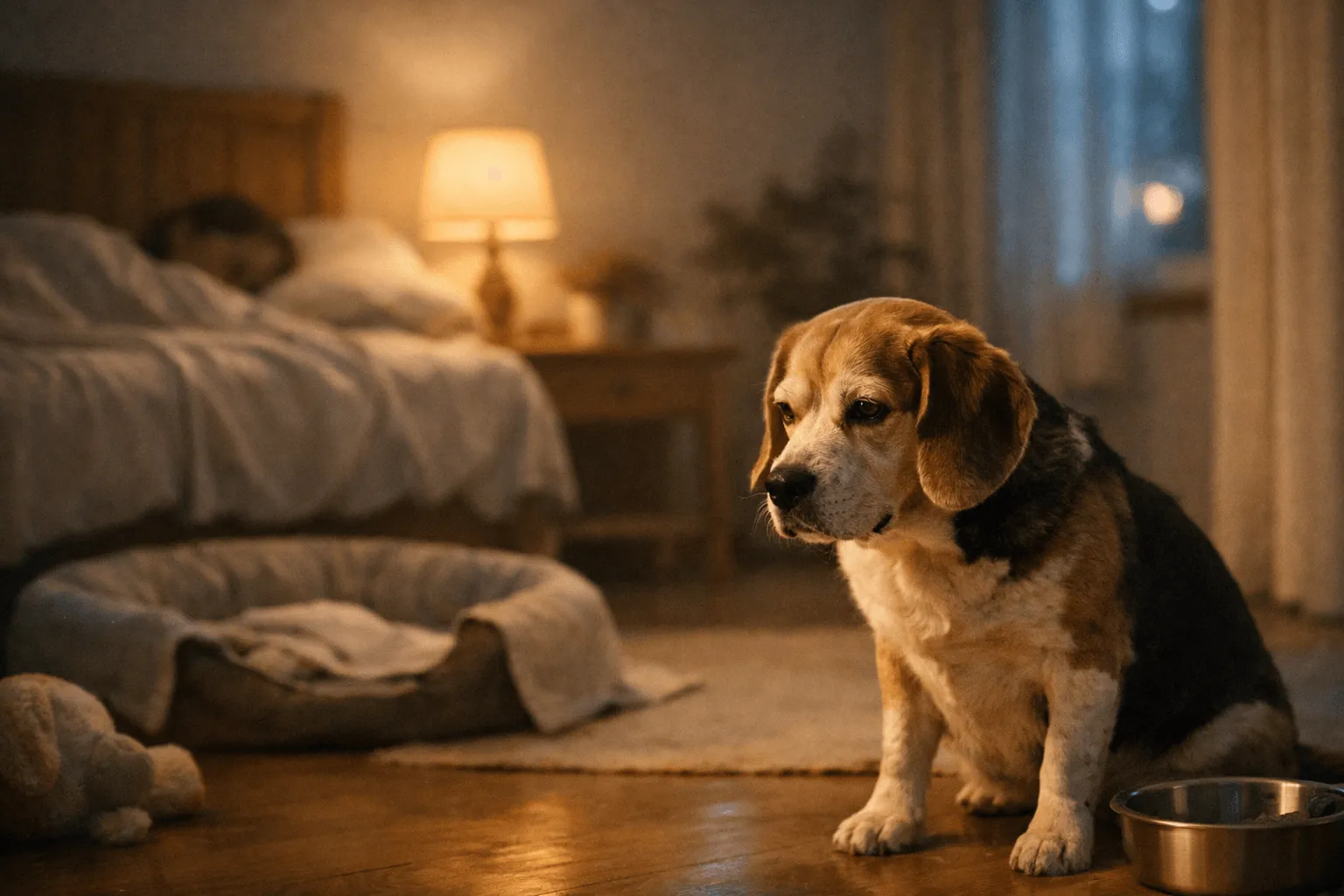 犬が夜に落ち着かない｜寝床・運動・不安の整理
