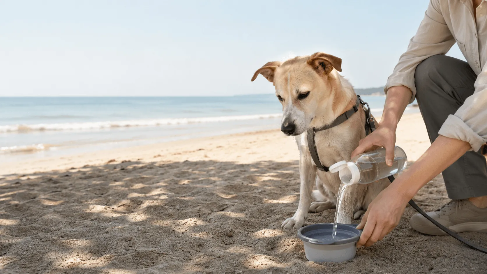 犬が海水を飲んだとき｜少量なら大丈夫？受診を考えるサイン