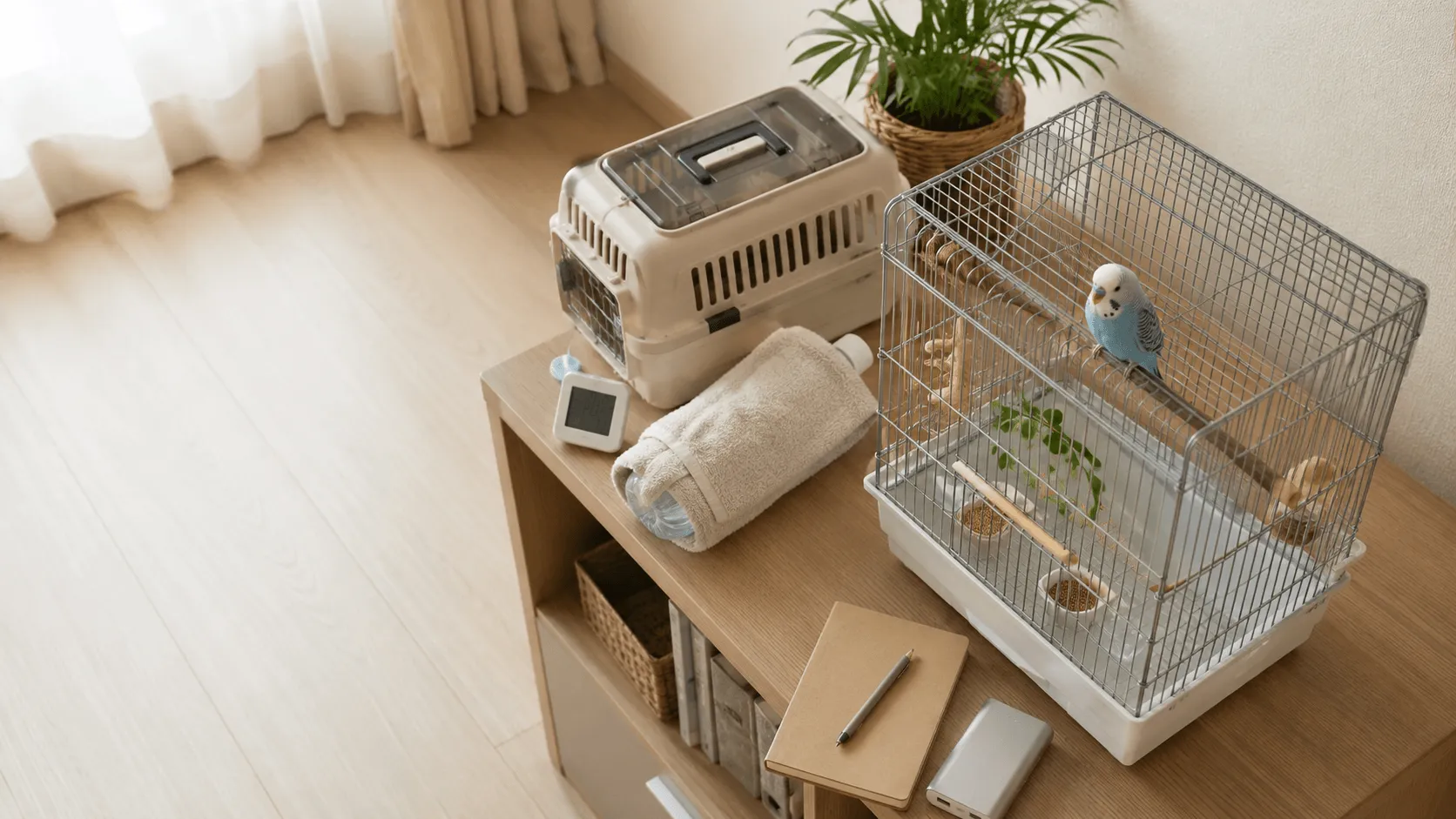 小動物と鳥の夏の停電対策｜エアコン停止時に備えること