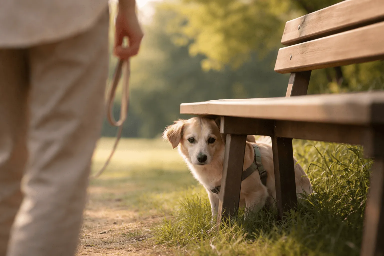 犬が知らない人を怖がる｜無理に慣らさないための距離の考え方
