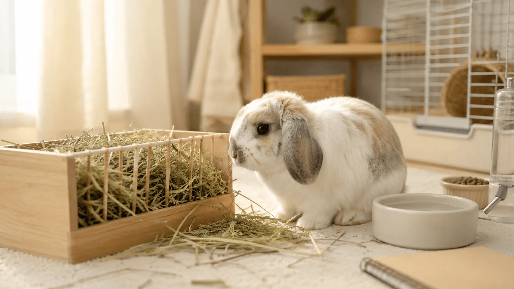 うさぎが牧草を食べないとき｜好み・歯・お腹の変化を見る