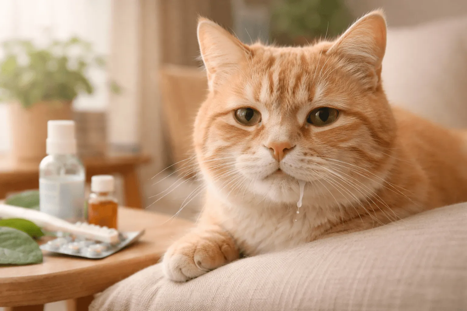 猫のよだれ｜口腔トラブルと受診の目安