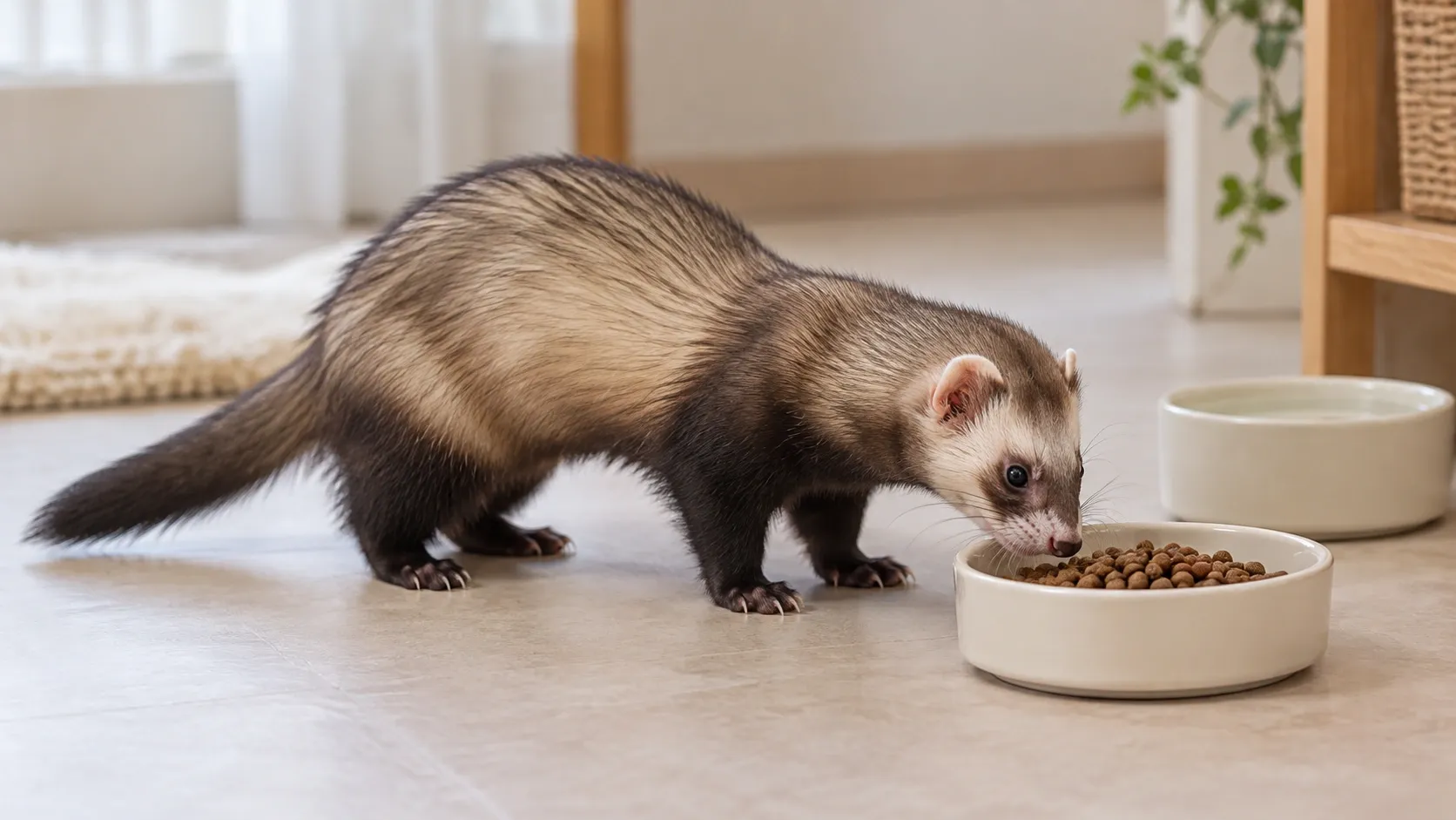 フェレットのフードはどう選ぶ？肉食の特徴と主食・おやつの考え方