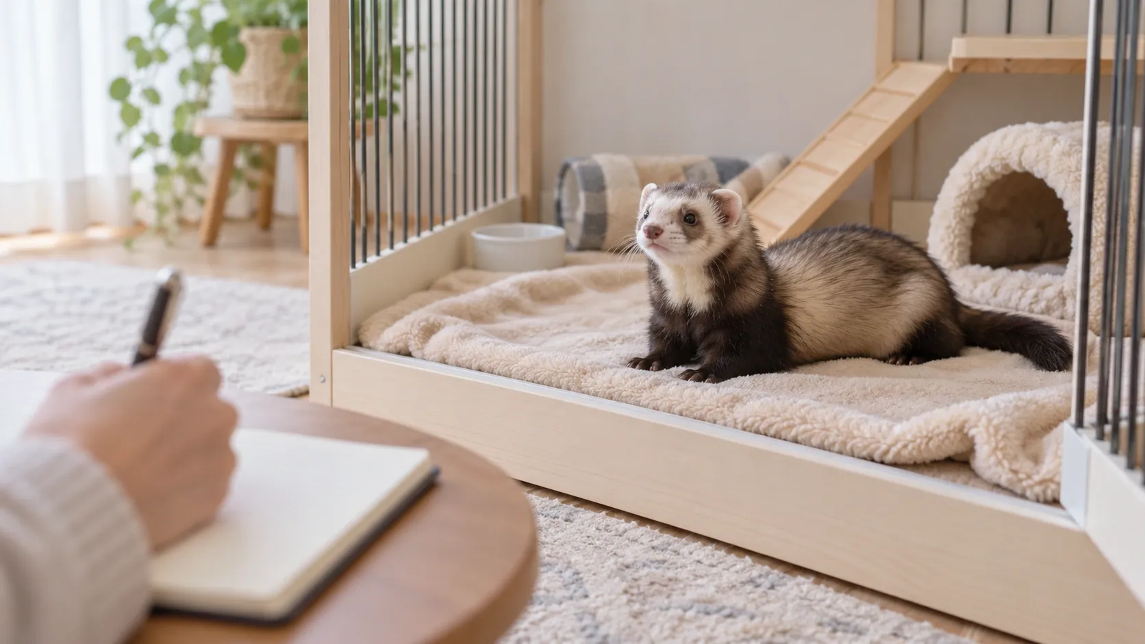 飼い主がインフルエンザになったらフェレットの世話はどうする？接触・手洗い・見守りの備え