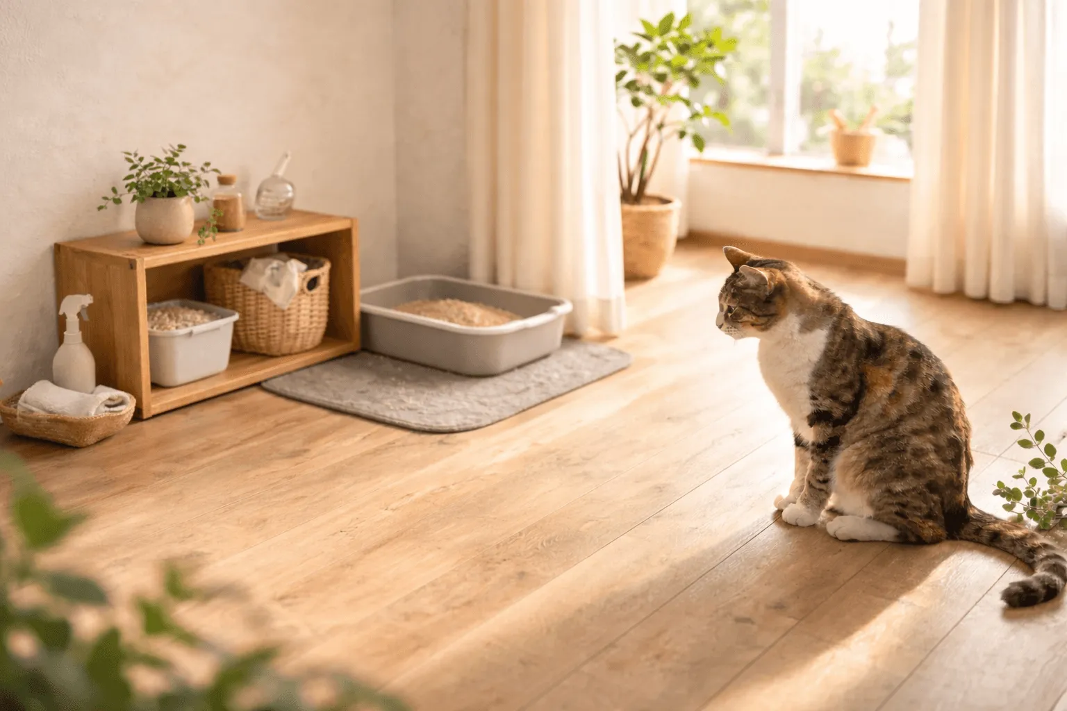 猫のトイレ｜猫砂・システムトイレ・失敗・臭いをどう整えるか