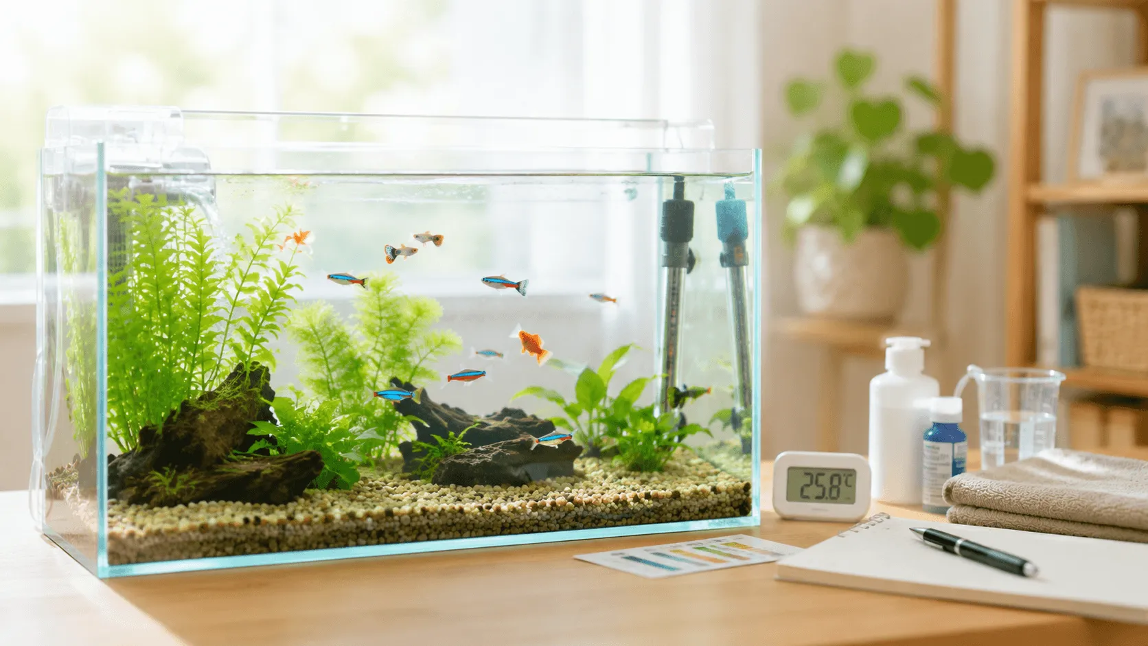 熱帯魚の水温管理｜ヒーター・夏の暑さ・停電への備え