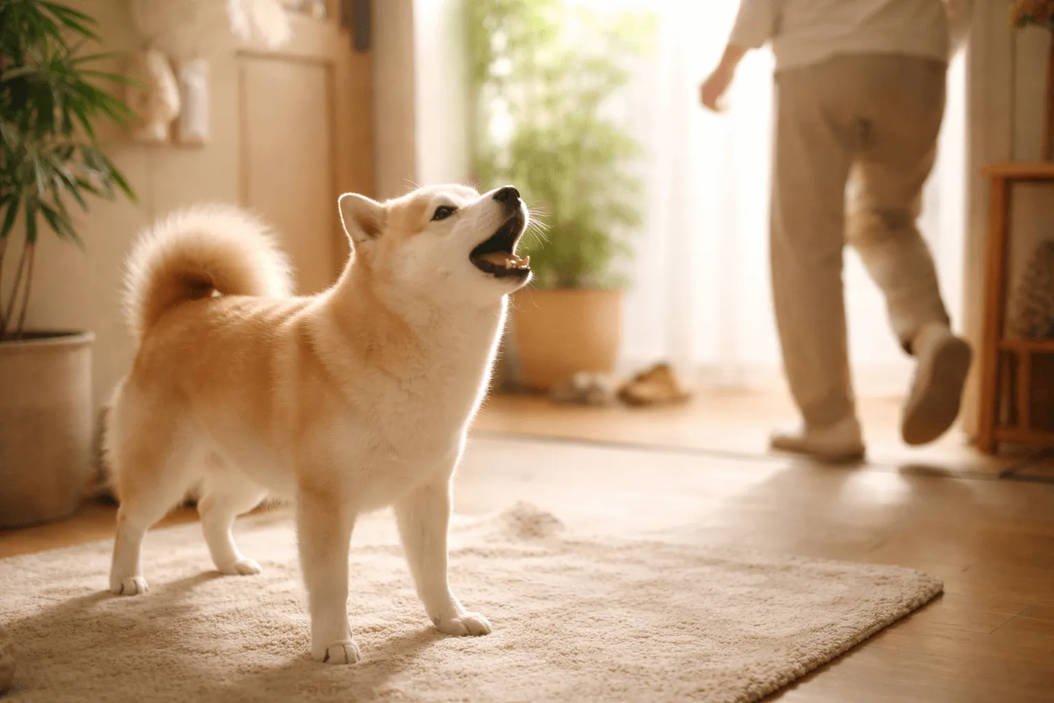 チャイム・来客に吠える犬｜警戒吠えの背景と、家庭でできる整え方