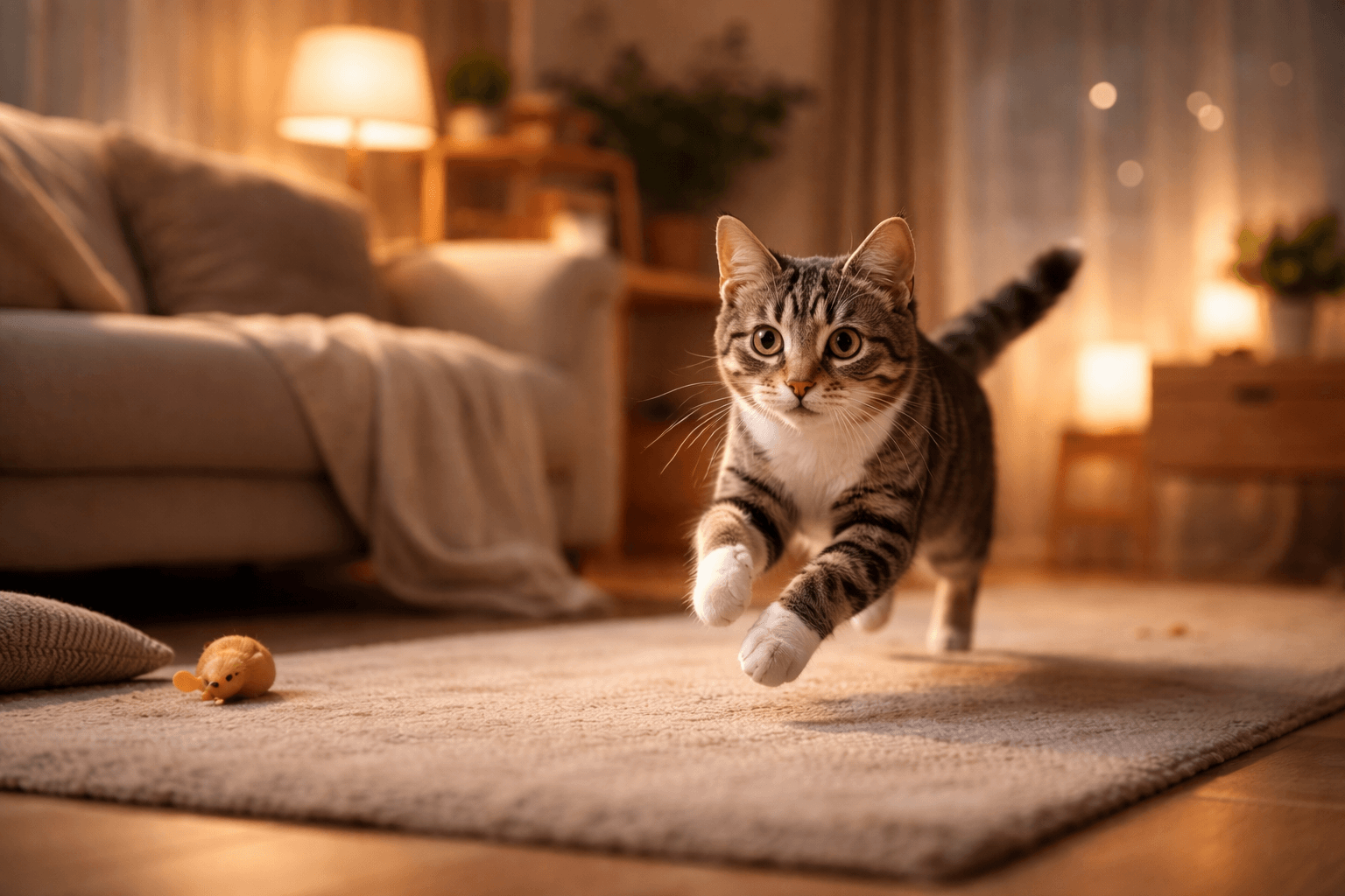 猫が夜に走り回るのはなぜ？活動リズムと対処の考え方