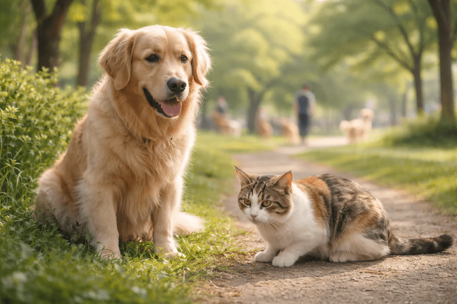 公園でペットがストレスを感じるサイン｜無理をさせない見極め方