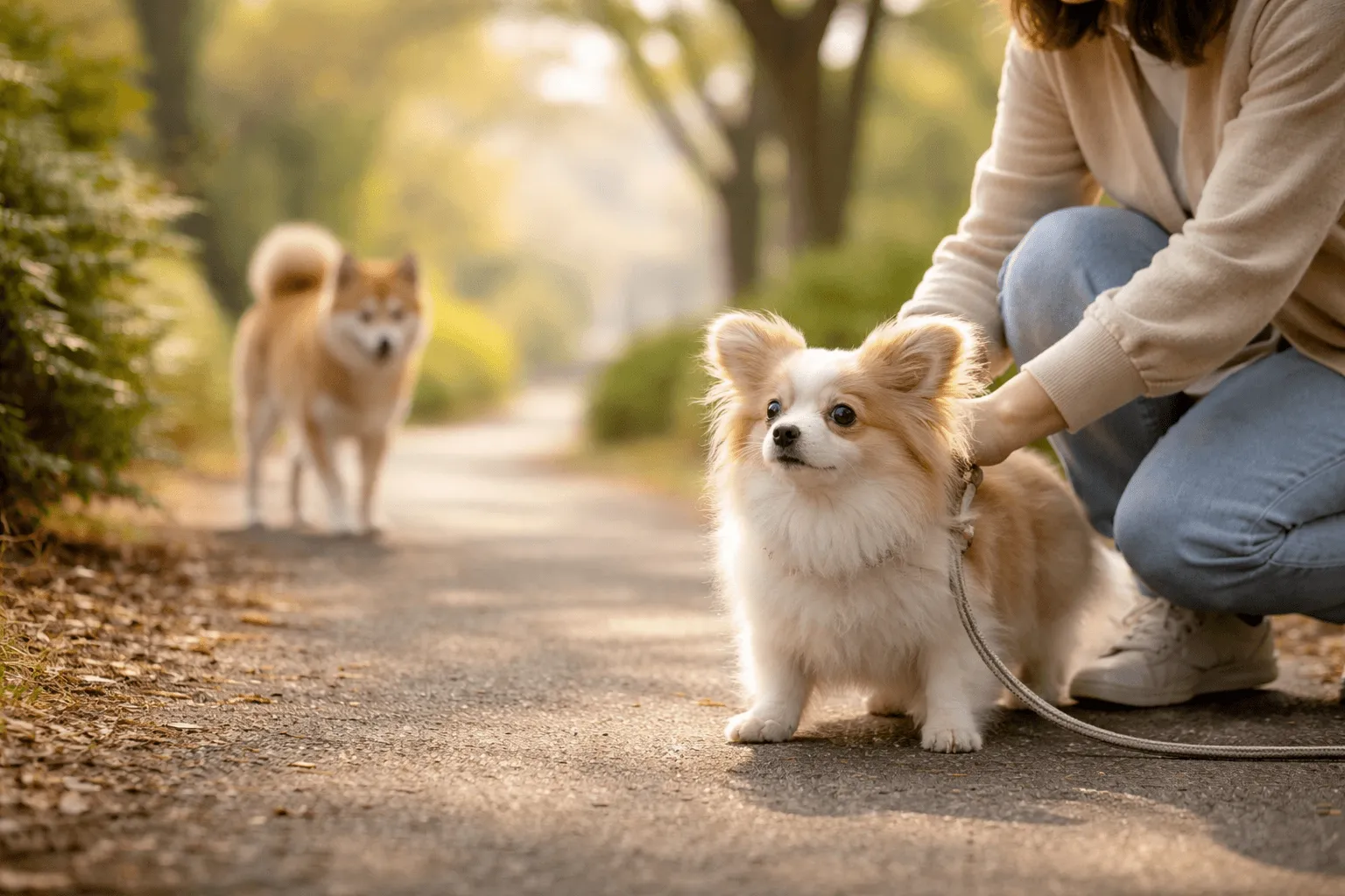 犬が他の犬を怖がる｜距離の取り方と無理をさせない関わり方