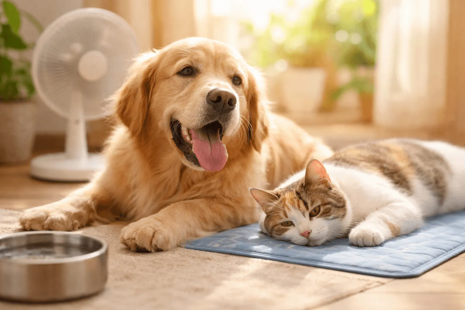 犬猫の熱中症｜症状の見分け方と予防の目安