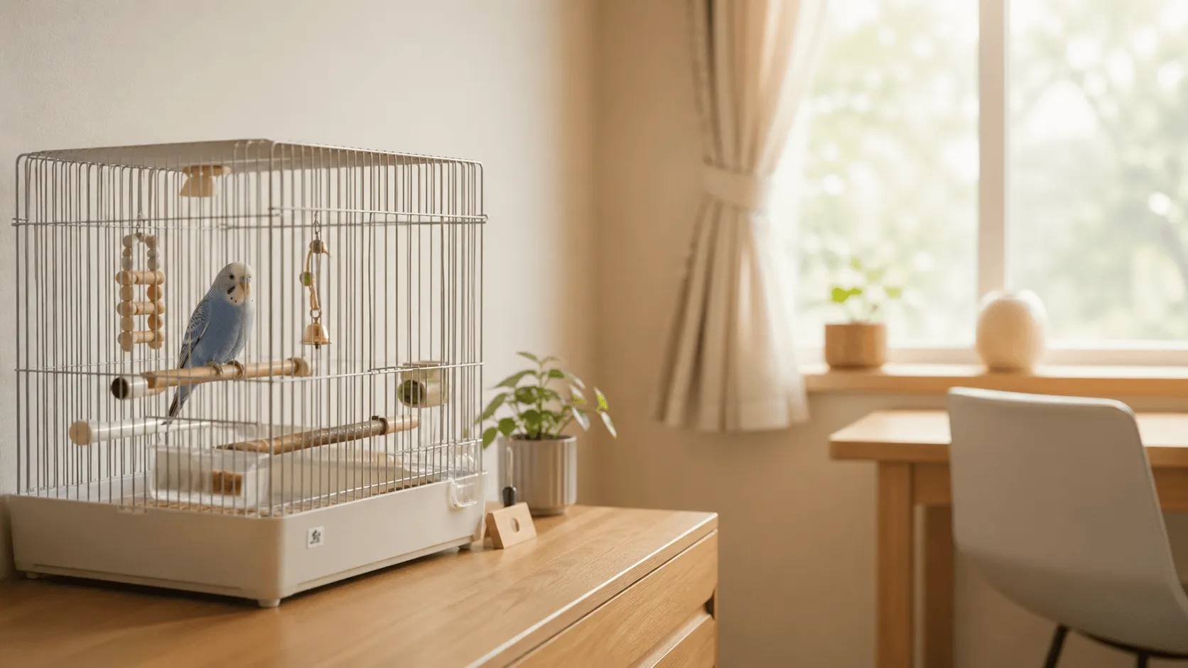 インコは昼間留守が多くても飼える？在宅時間との相性