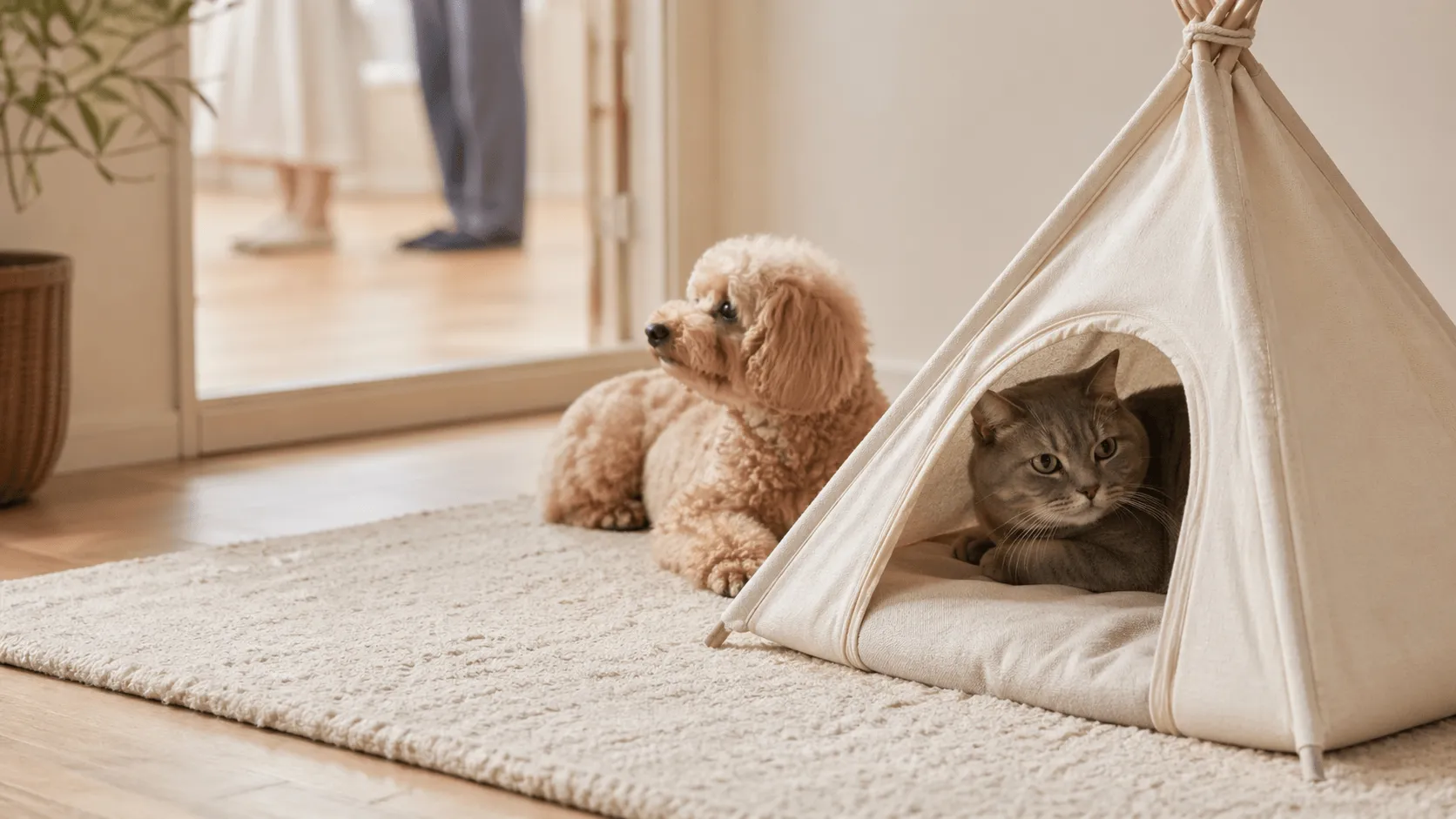 GWの来客ストレス｜犬猫が落ち着ける逃げ場をどう作るか