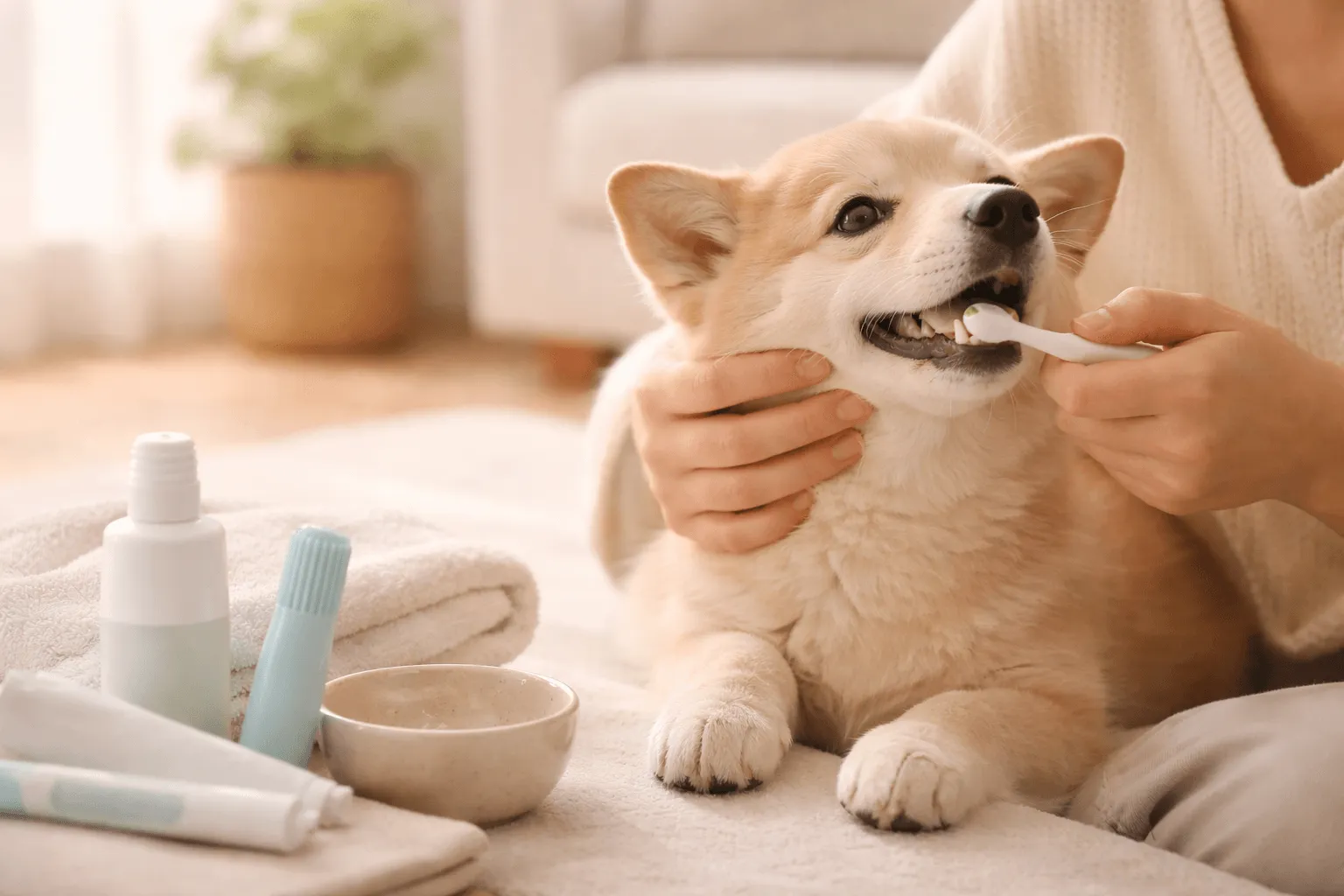 犬の歯みがきはいつから？嫌がるときの慣らし方と道具の選び方