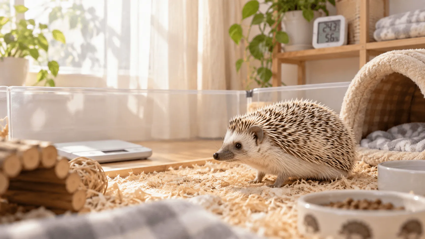 ハリネズミのうんちが緑色・やわらかいとき｜食事・環境変化・受診目安