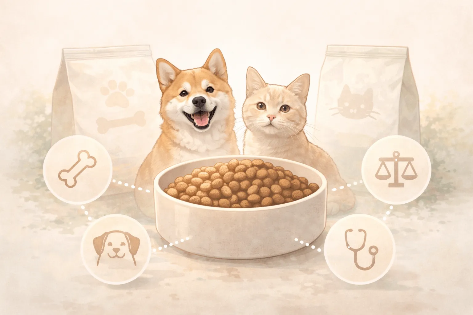 フードの選び方入門｜犬猫それぞれの年齢・体型・悩み別に考える基本の視点