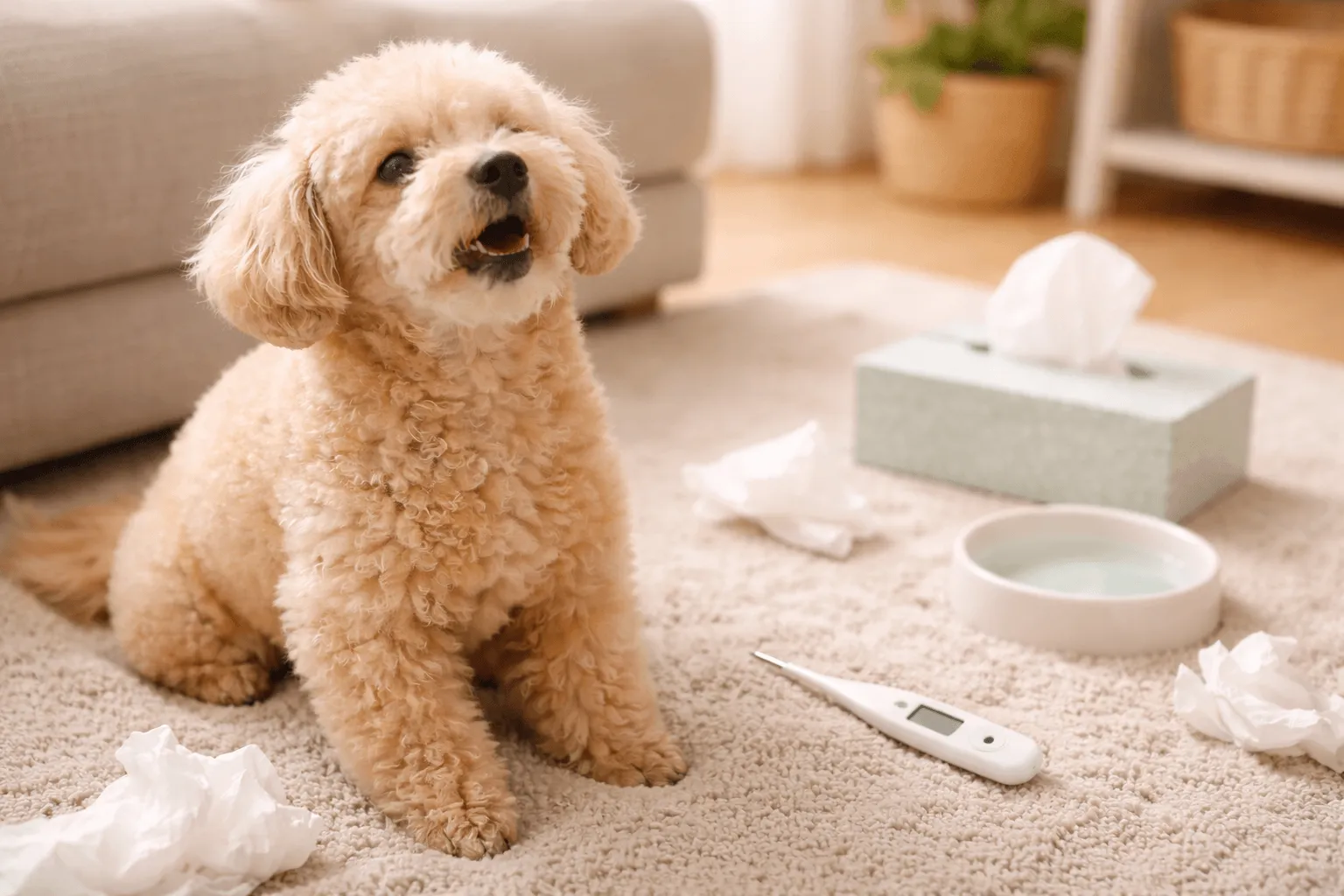 犬が咳をする｜原因と受診の目安