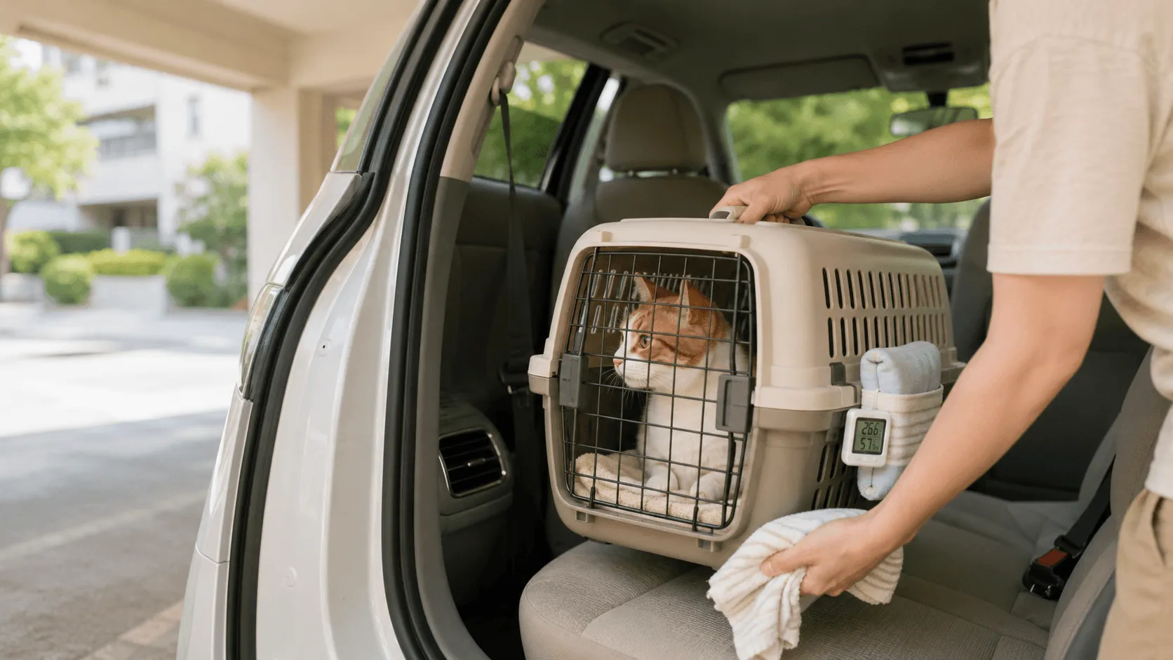 暑い日の動物病院への移動｜キャリー・車内・待ち時間の備え