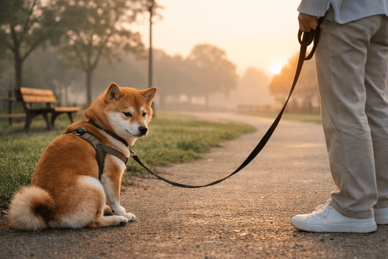 犬が朝に散歩を嫌がるのはなぜ？時間帯による行動の違い