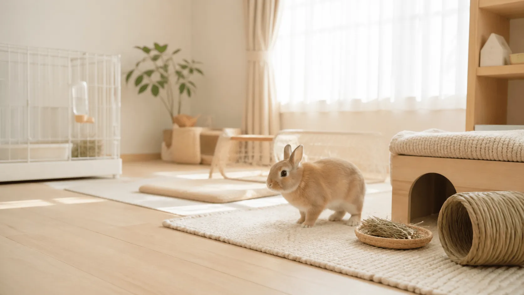 うさぎを迎える前の部屋づくり｜ケージだけでは足りない理由