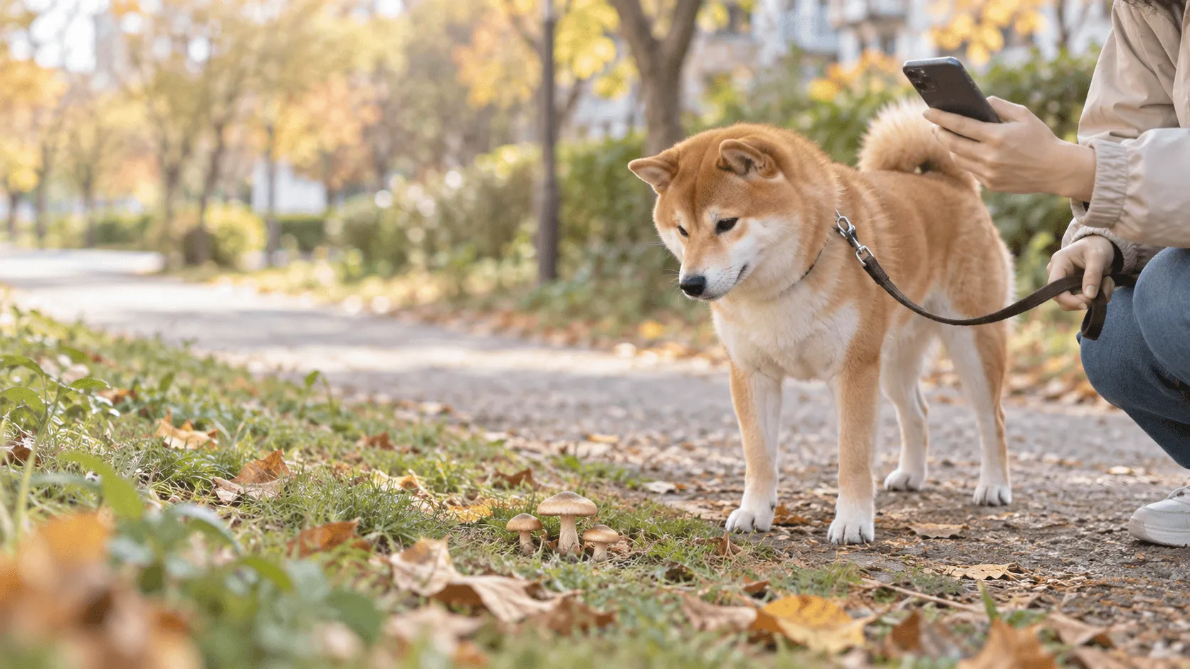 犬が秋の散歩でキノコを口にしたかもしれないとき｜種類を自己判断しない初動