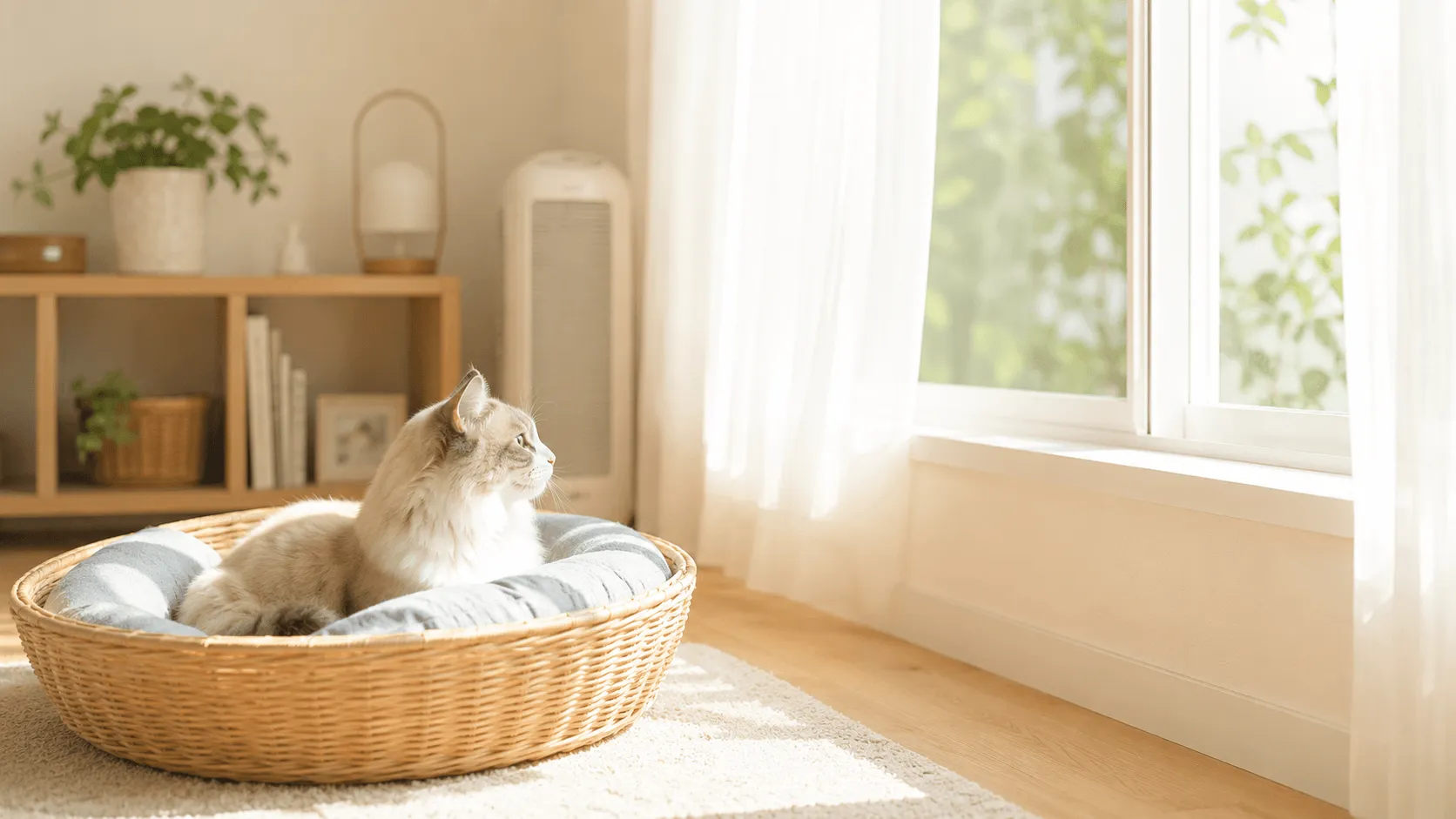 猫の夏の留守番で窓を開けてもいい？網戸・脱走・室温管理の考え方